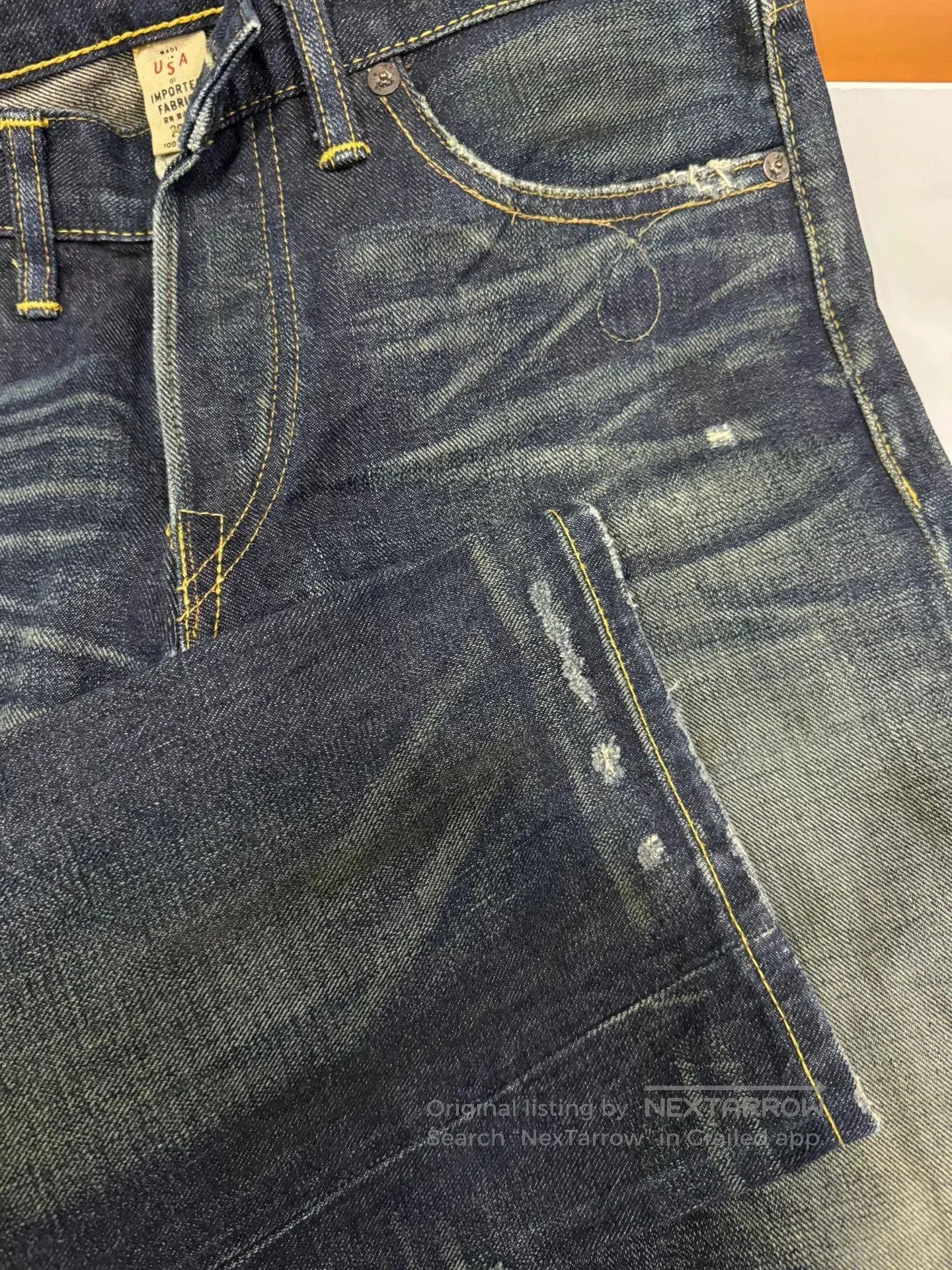 RRL Ralph Lauren RRL Classic Blue Denim Pants. Size US 29 - 3 Thumbnail