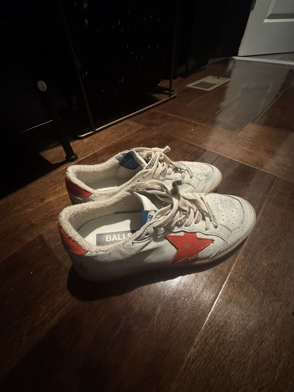 Golden Goose Ball Star “White Orange”