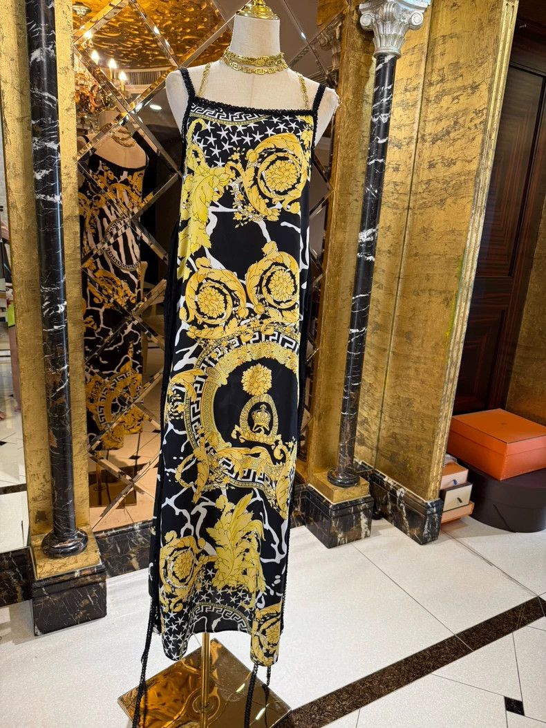 Versace Versace Baroque metal camisole dress Size M / US 6-8 / IT 42-44 - 3 Thumbnail