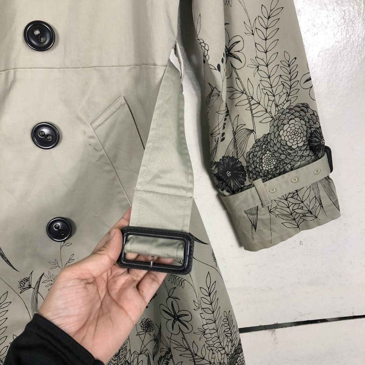 Hysteric Glamour 🔥VINTAGE LONG JACKET SCOLAR OVER PRINT BONDAGE DESIGN Size M / US 6-8 / IT 42-44 - 25 Thumbnail