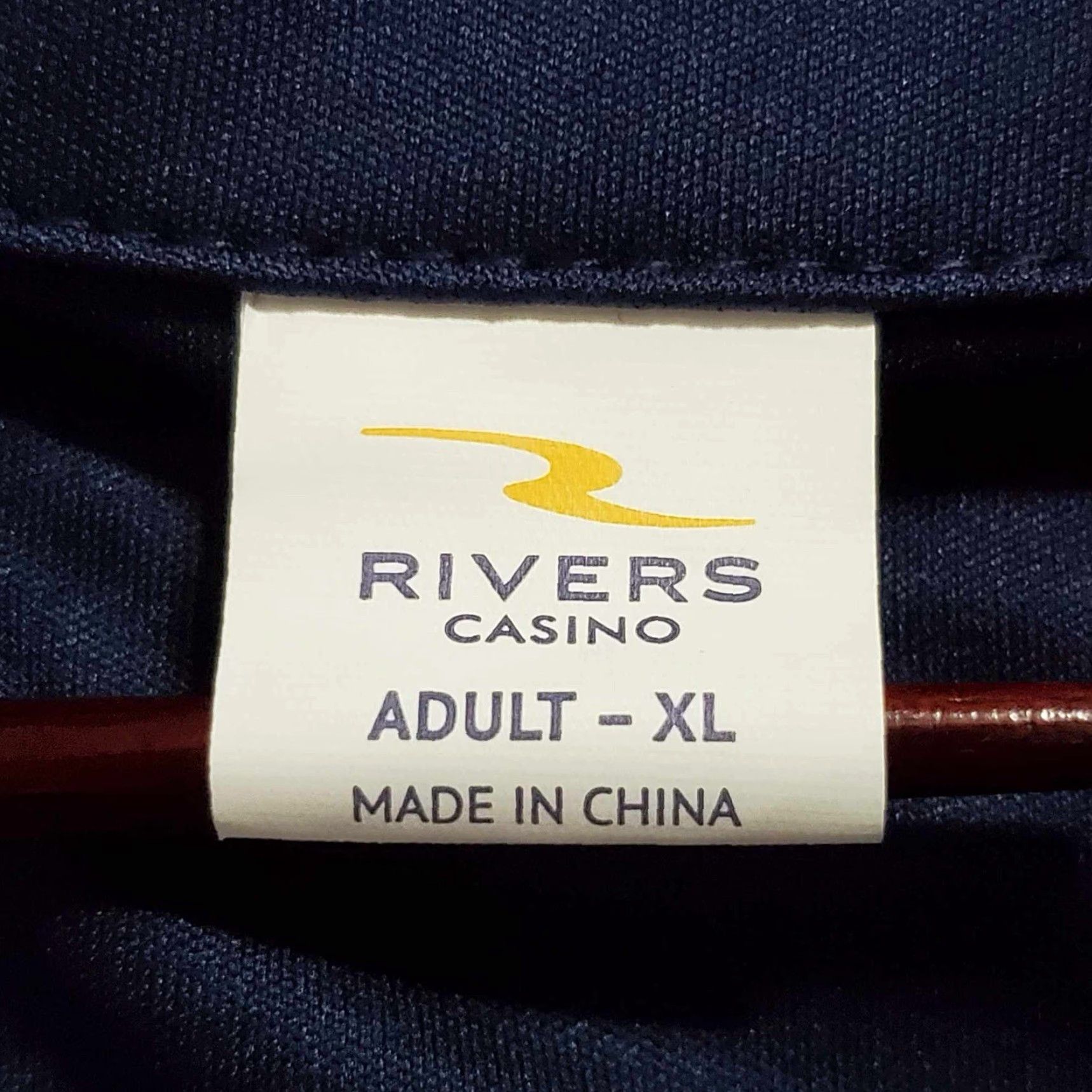 Vintage VINTAGE Rivers Casino Pittsburgh Mens XL Quarter Zip Long Sleeve Light Weight Shirt Size US XL / EU 56 / 4 - 2 Thumbnail
