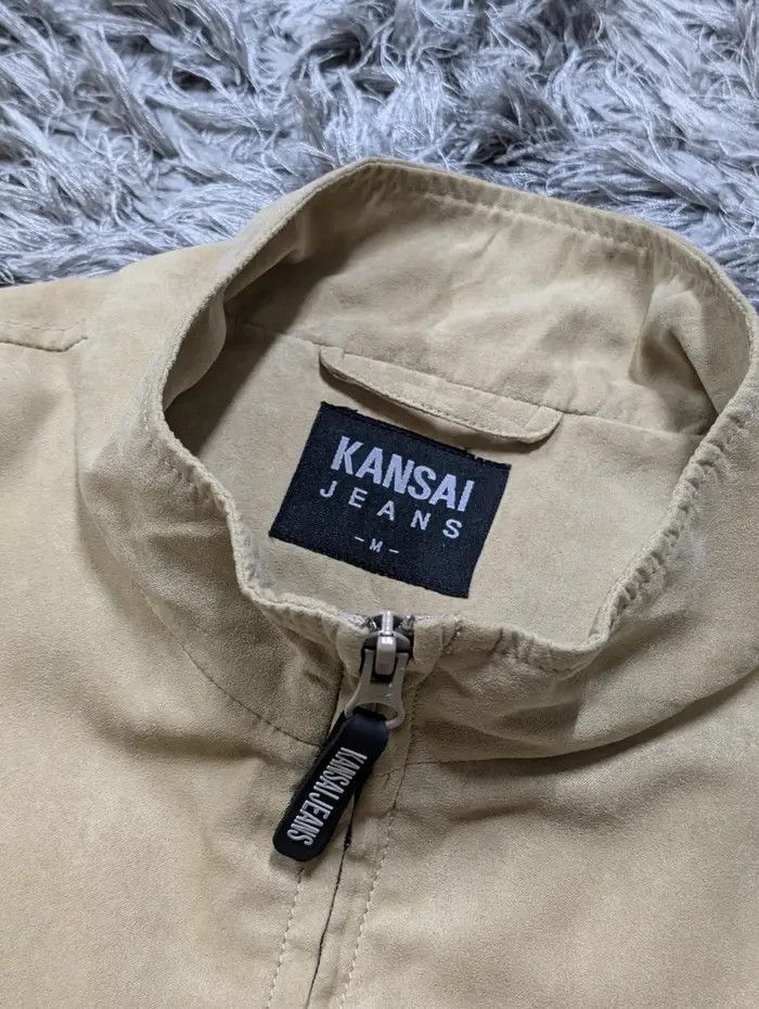 Japanese Brand × Kansai Yamamoto Vintage Kansai Jeans Kansai Yamamoto Light Zipper Jacket Size US M / EU 48-50 / 2 - 9 Thumbnail