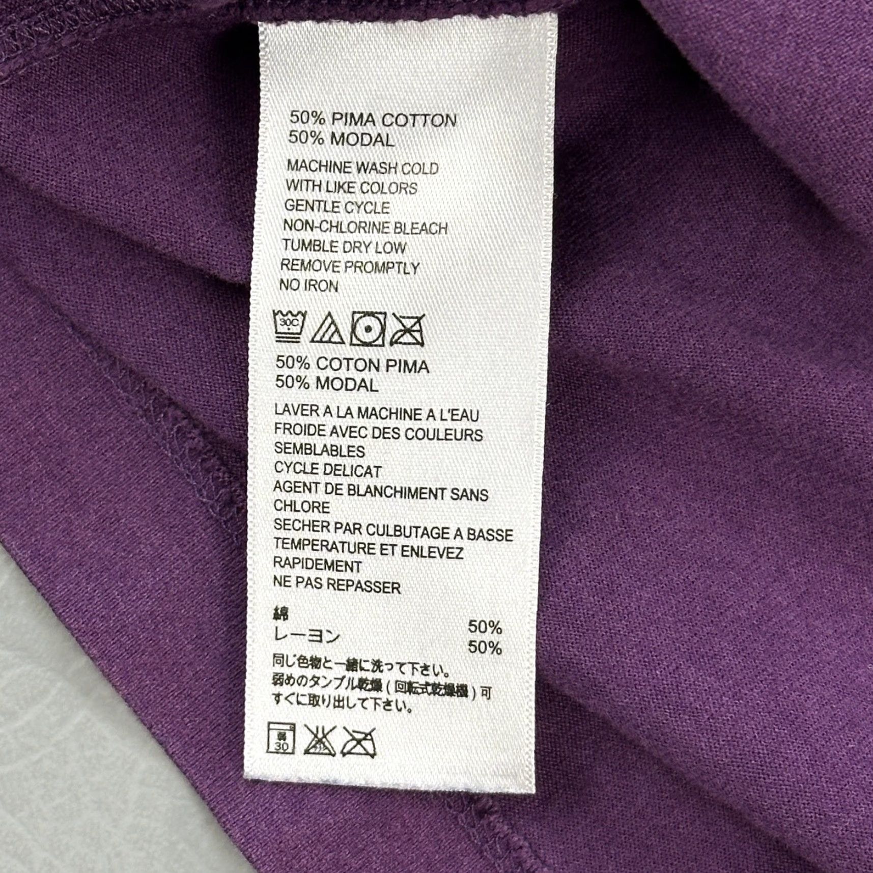 Tommy Bahama Tommy Bahama Pullover Mens M Pima Modal Lightweight 1/4 Zip Golf Sweater Long Sleeve Mock Neck Purple Embroidered Logo Zipper Casual Travel Size US M / EU 48-50 / 2 - 7 Thumbnail