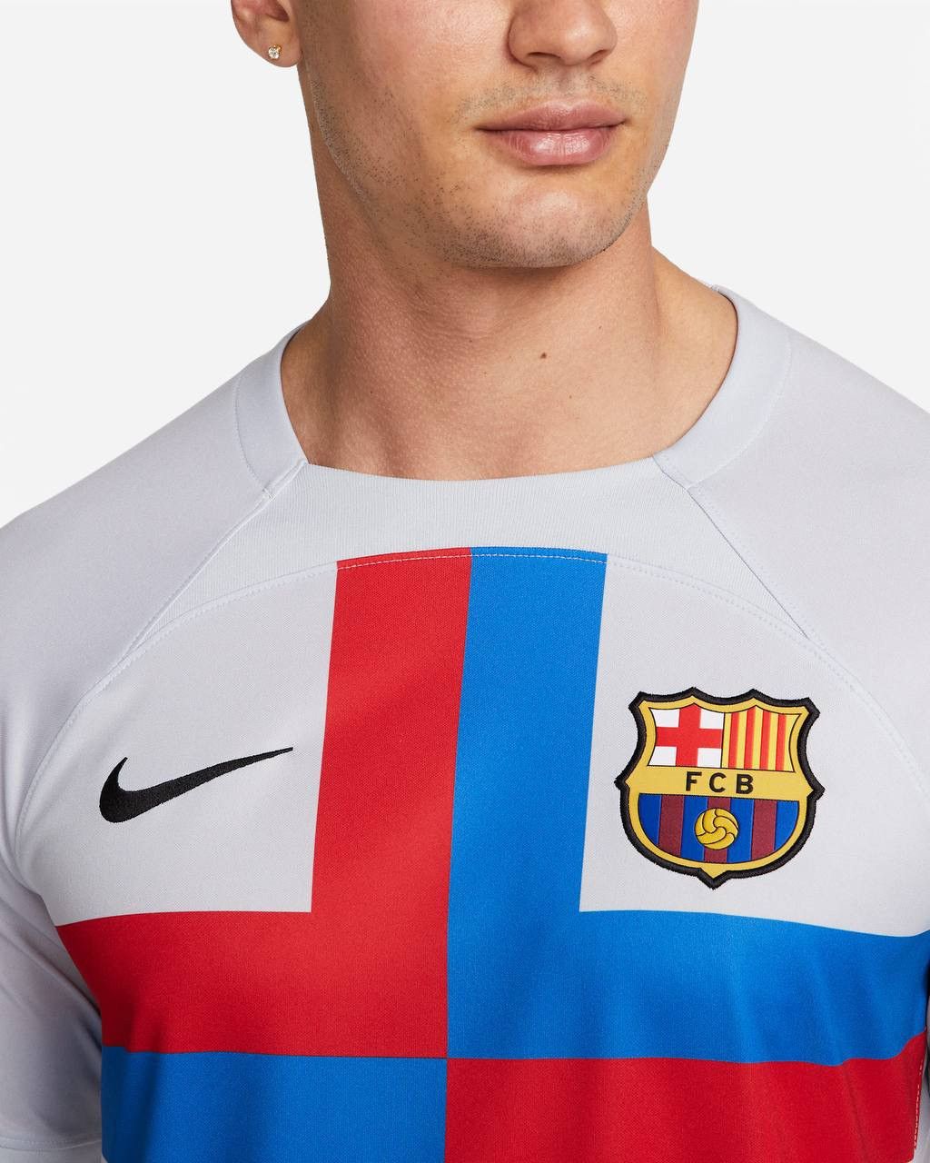 Nike NEW 2022/23 BARCELONA FC THIRD SOCCER JERSEY FOOTBALL SHIRT Size US S / EU 44-46 / 1 - 3 Thumbnail