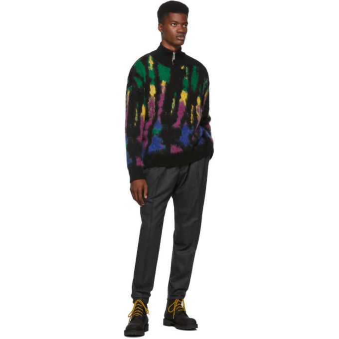 Dsquared2 DSQUARED2 SKI Tie-Dye Mohair Sweater Size US L / EU 52-54 / 3 - 2 Thumbnail