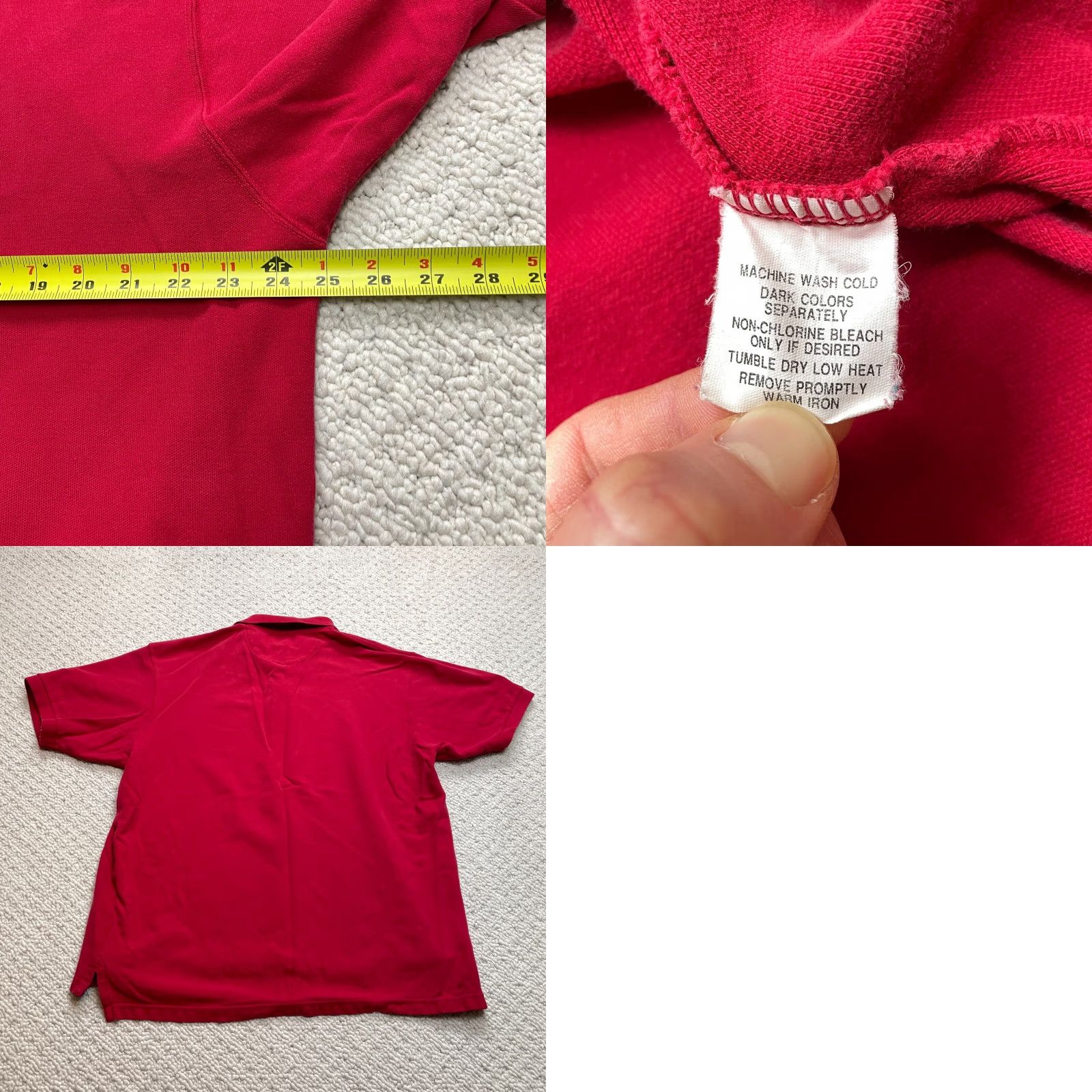 Chaps Chaps Ralph Lauren Polo Shirt Mens XXL Red White Short Sleeve Logo Rugby Golf Shirt Size US XXL / EU 58 / 5 - 8 Thumbnail