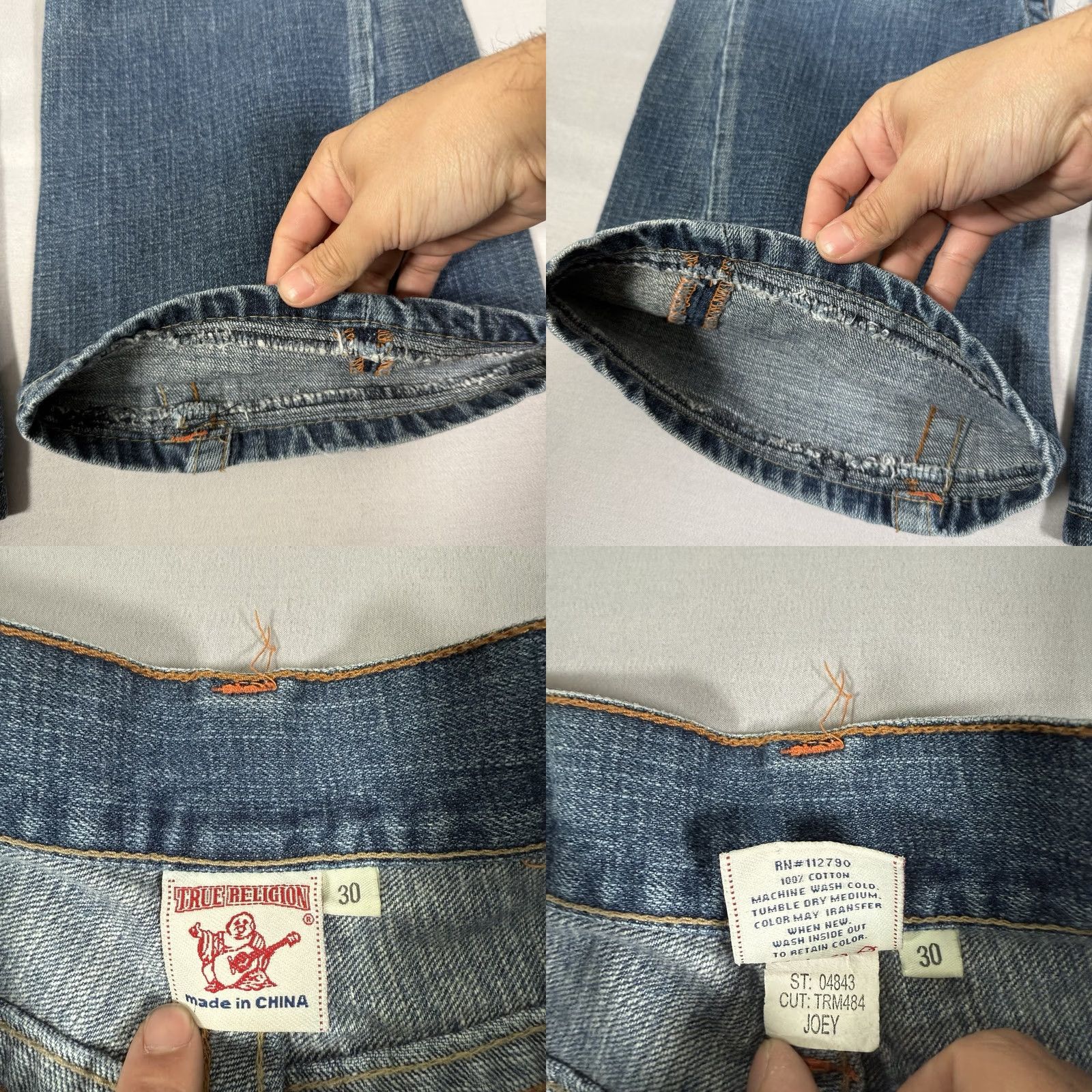 True Religion VINTAGE Note: This item is not vintage per specifications; title is reformulated without adding unsupported terms. Size 30" / US 8 / IT 44 - 9 Thumbnail