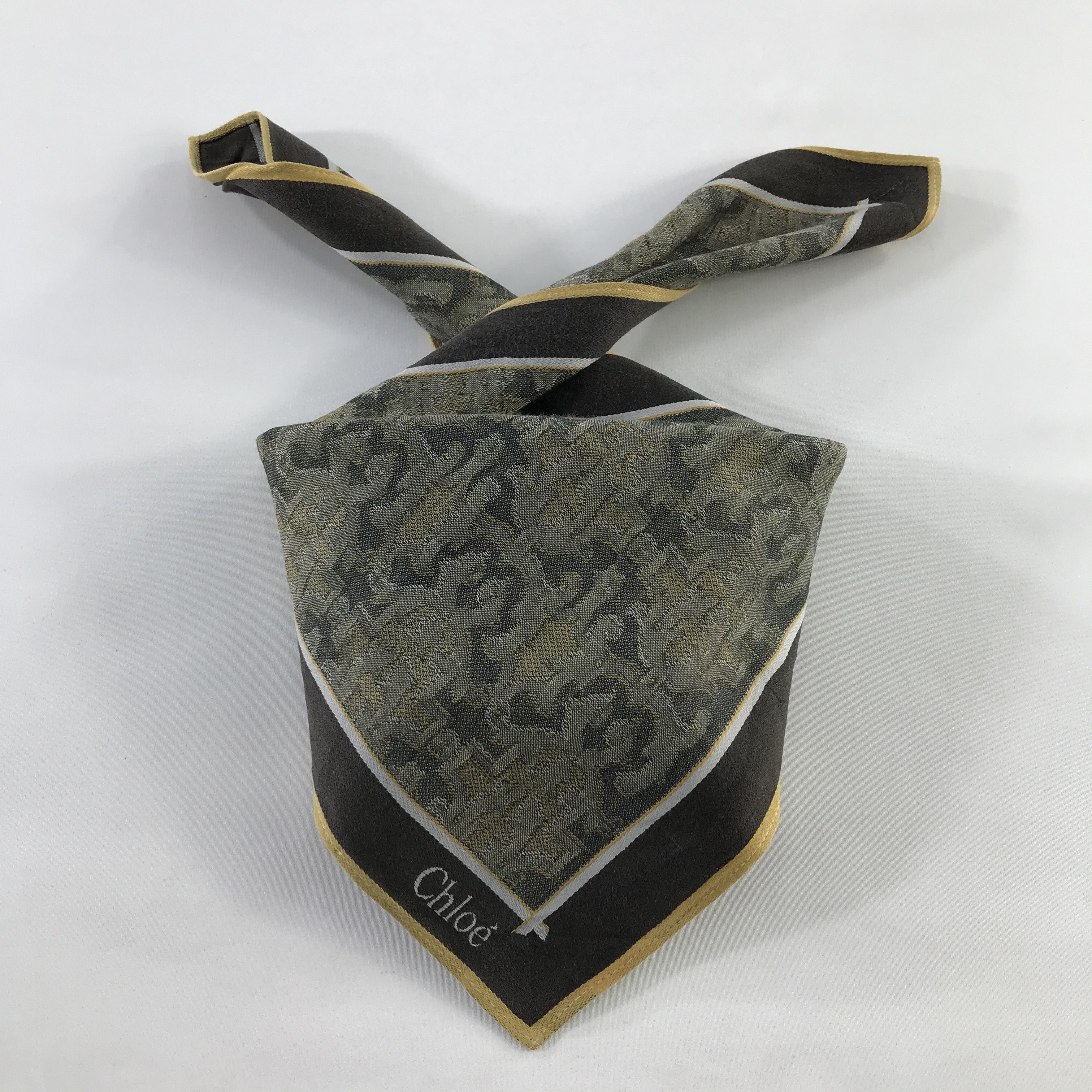 Chloe × Vintage Chloe Bandana / Handkerchief / Neckerchief - S408 Size ONE SIZE - 3 Thumbnail