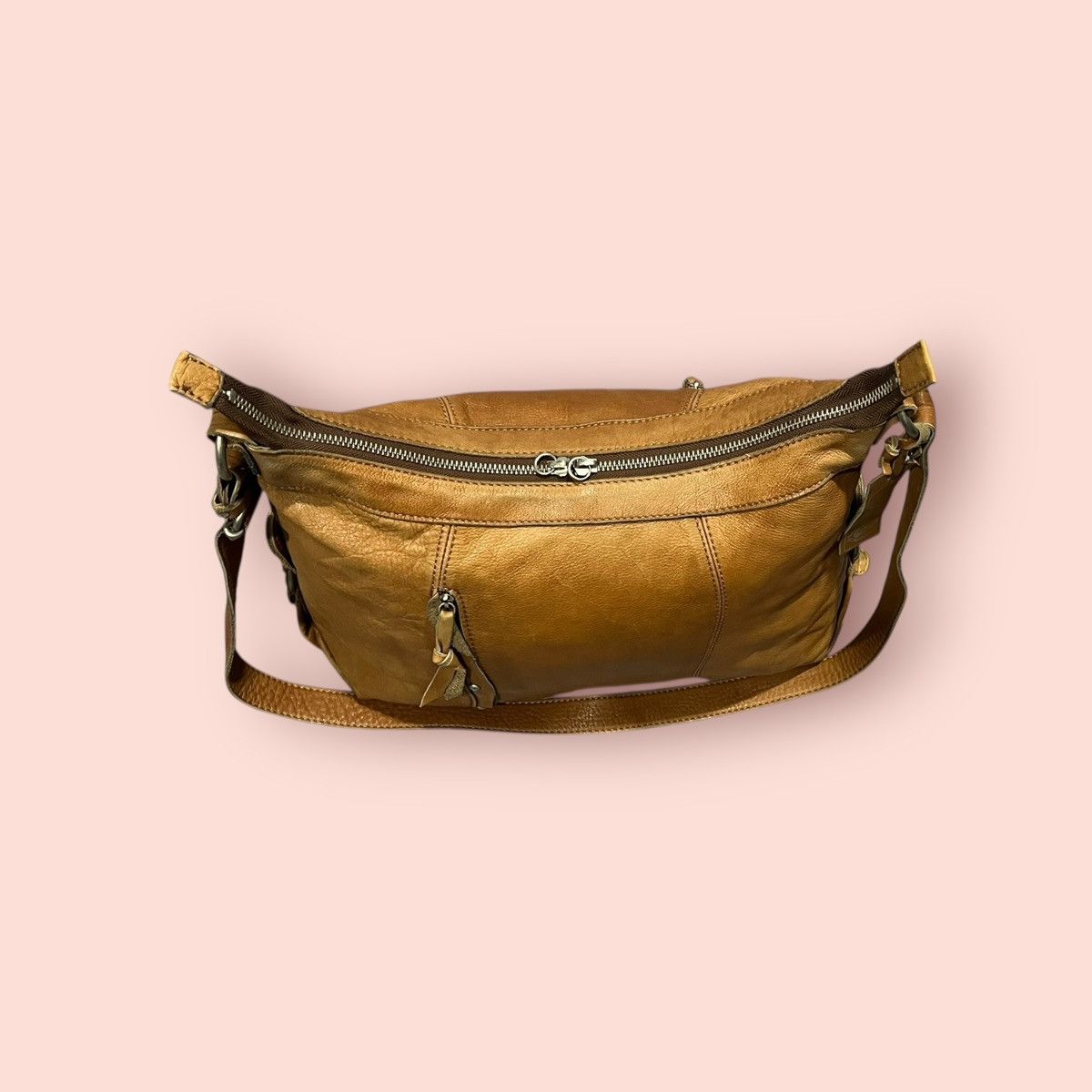 Dakota Grizzly × Japanese Brand × Leather VINTAGE DAKOTA JAPAN LEATHER CROSSBODY SHOULDER SLING BAG Size ONE SIZE - 15 Thumbnail