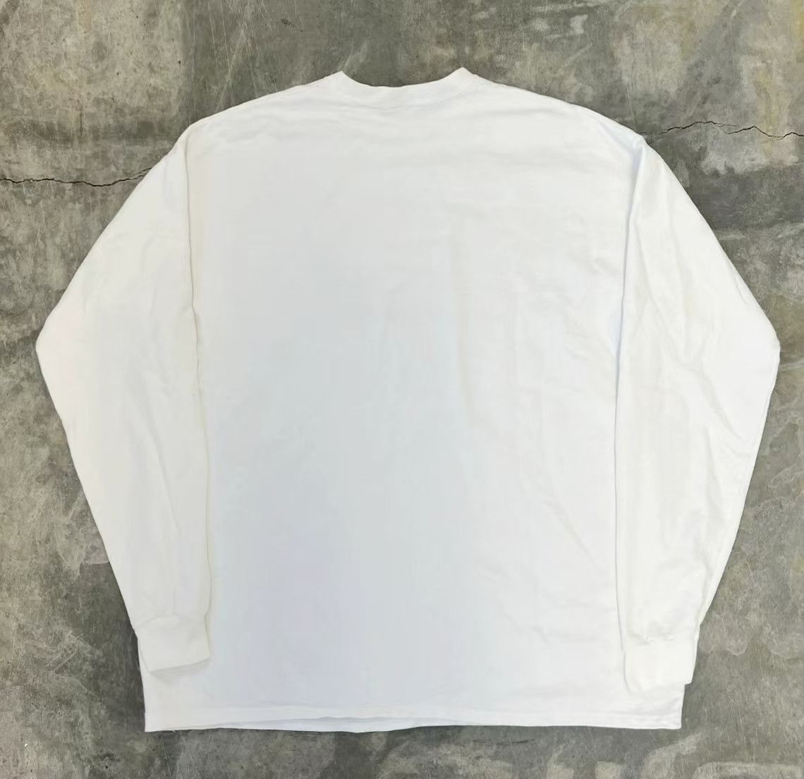 Vintage White casual retro floral print long sleeve t-shirt Size US M / EU 48-50 / 2 - 2 Thumbnail
