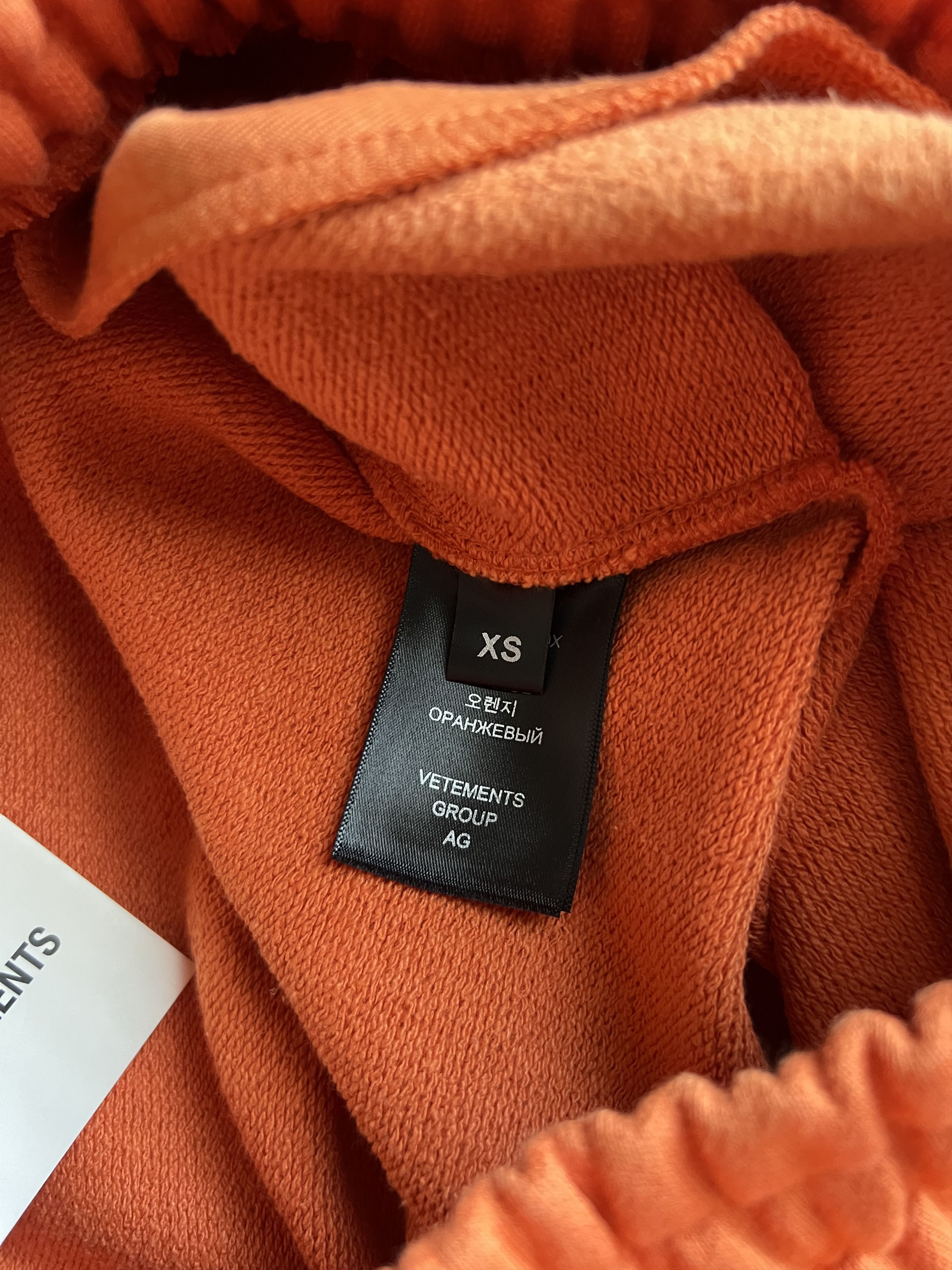 Vetements VETEMENTS Limited Edition Sweatpants in Orange Size US 29 - 9 Thumbnail