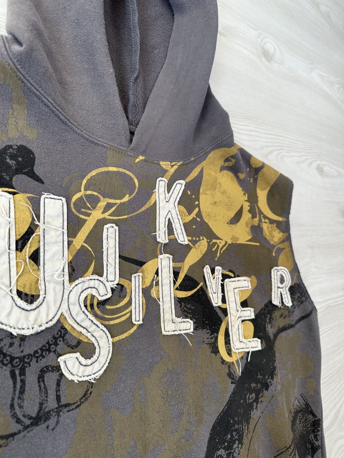Quicksilver Y2k Vintage Quicksilver Hooded Vest Oversized Size US M / EU 48-50 / 2 - 4 Thumbnail