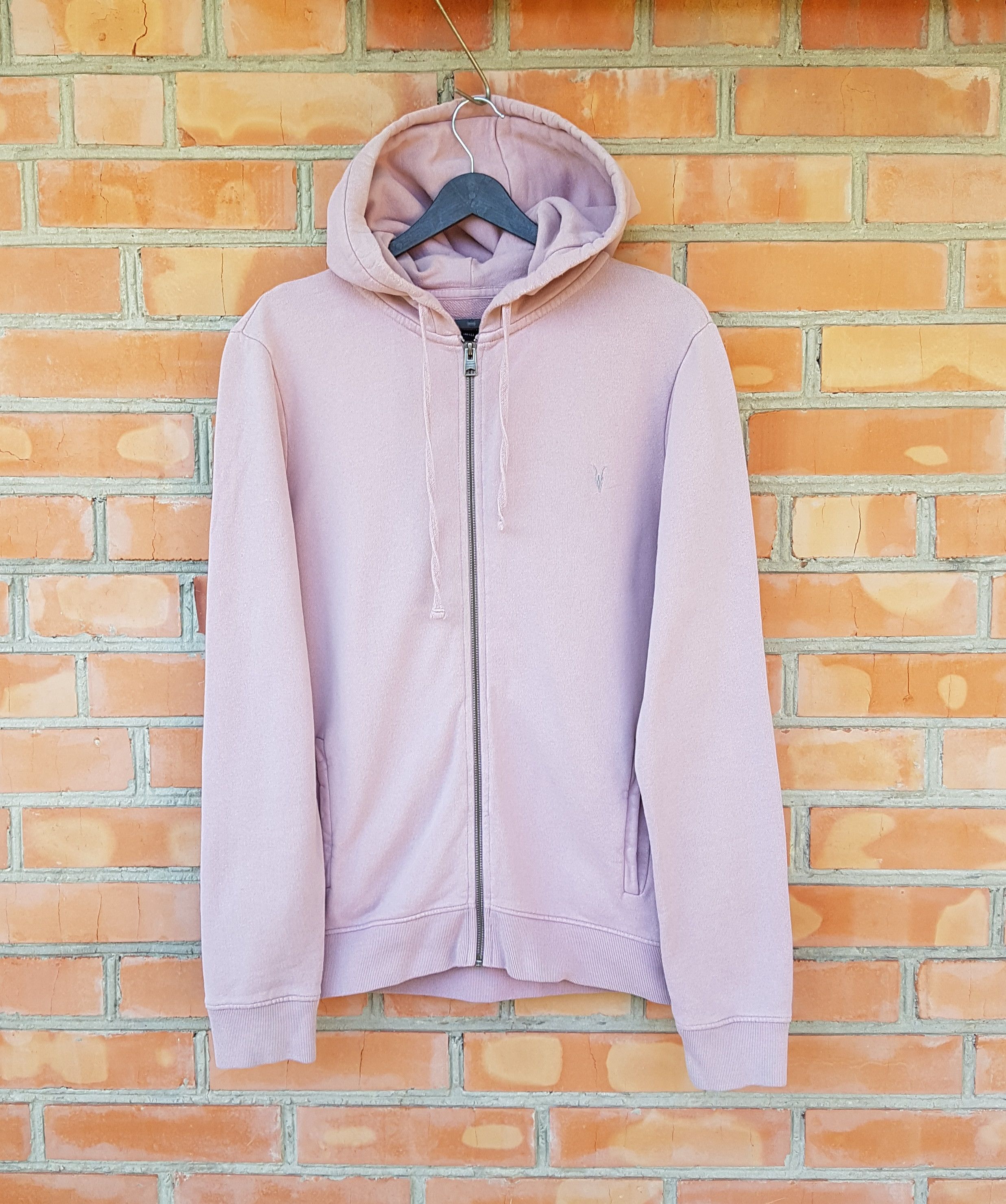Allsaints AllSaints Raven Hoodie Full Zip Sweatshirt sz S Size US S / EU 44-46 / 1 - 1 Thumbnail