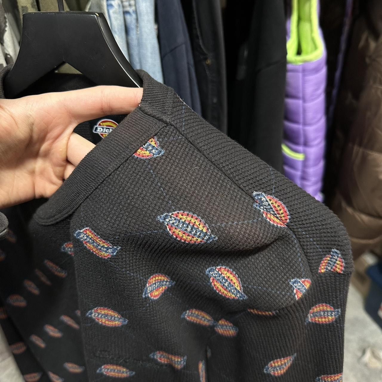 Dickies × Supreme Supreme x Dickies Black Longsleeve Thermal Waffle Logo Shirt Size US S / EU 44-46 / 1 - 4 Thumbnail