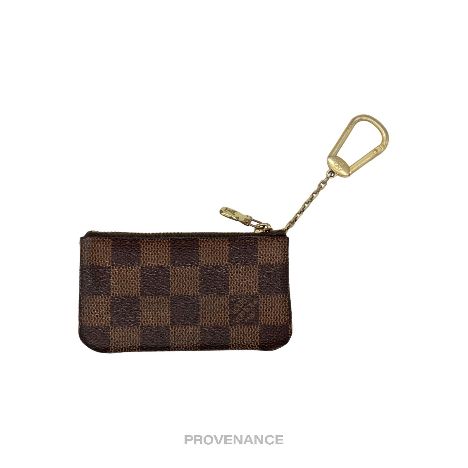 Louis Vuitton 🔴 Louis Vuitton Key Pouch Cles - Damier Ebene Size ONE SIZE - 3 Thumbnail