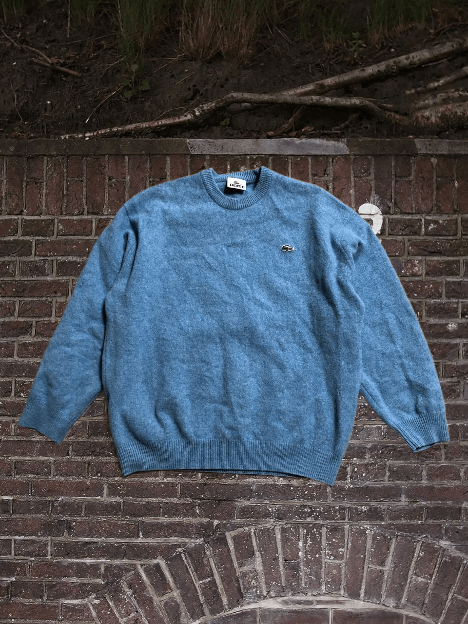Lacoste Vintage Lacoste Chemise Vintage Blue Knit Sweater Size US L / EU 52-54 / 3 - 1 Thumbnail