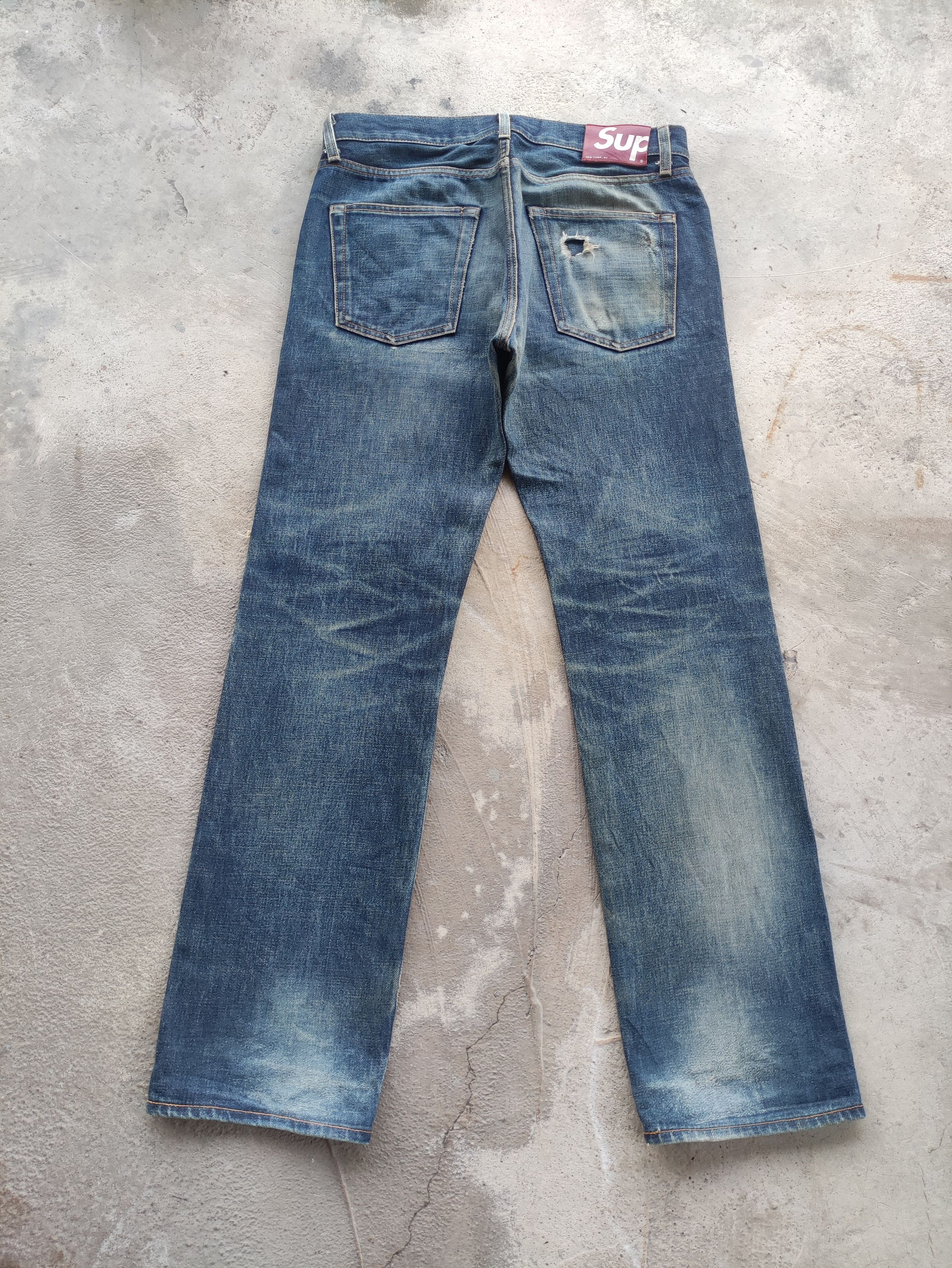 Supreme Vintage Supreme Button Selvedge Distressed Rusty Denim Size US 34 / EU 50 - 13 Thumbnail