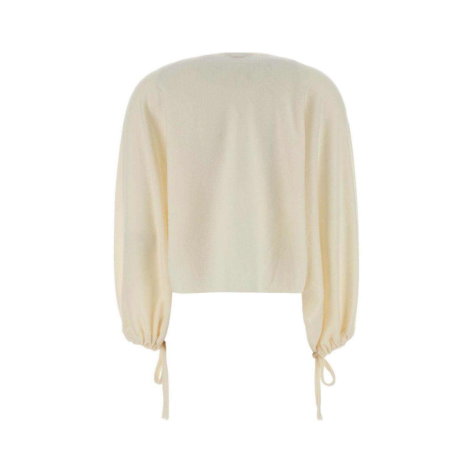 Max Mara MAX MARA Ivory Wool Oversize Frais Sweater New & Authentic ( Size XS / US 0-2 / IT 36-38 - 2 Thumbnail
