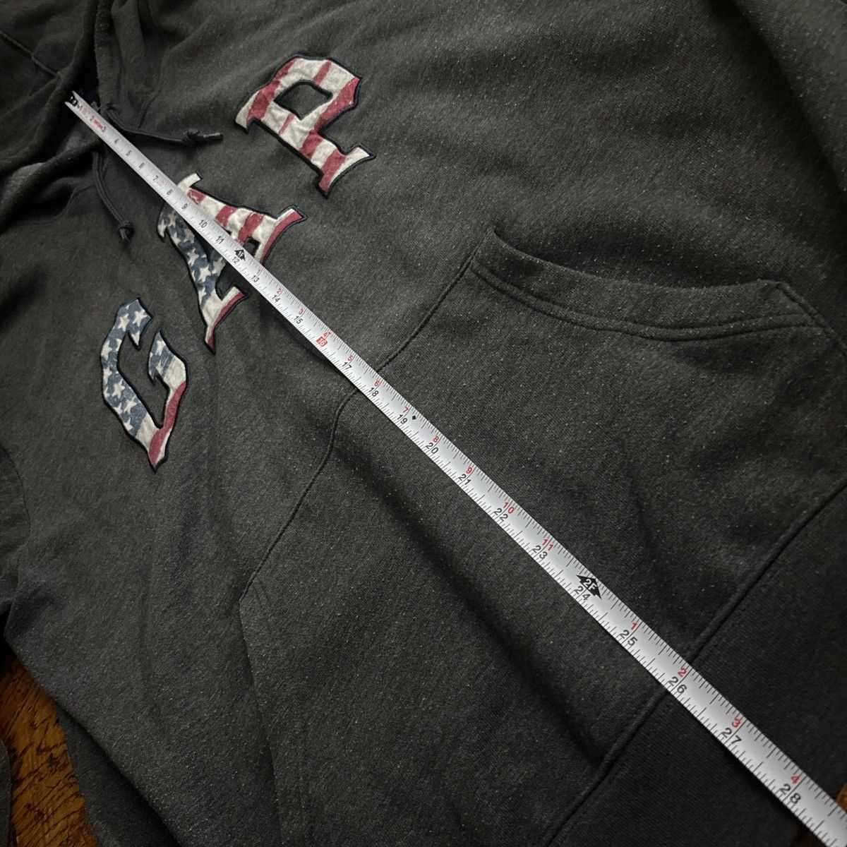 Gap Vintage 2000s Grey Gap spell-out hoodie Size US XXL / EU 58 / 5 - 3 Thumbnail