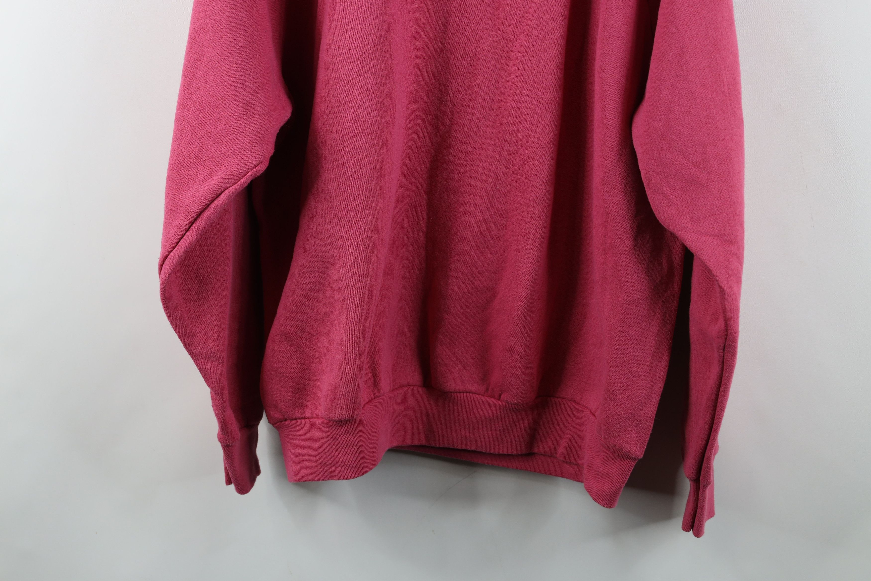Vintage Vintage 90s Streetwear Crewneck Sweatshirt Pink USA Size XL / US 12-14 / IT 48-50 - 11 Thumbnail