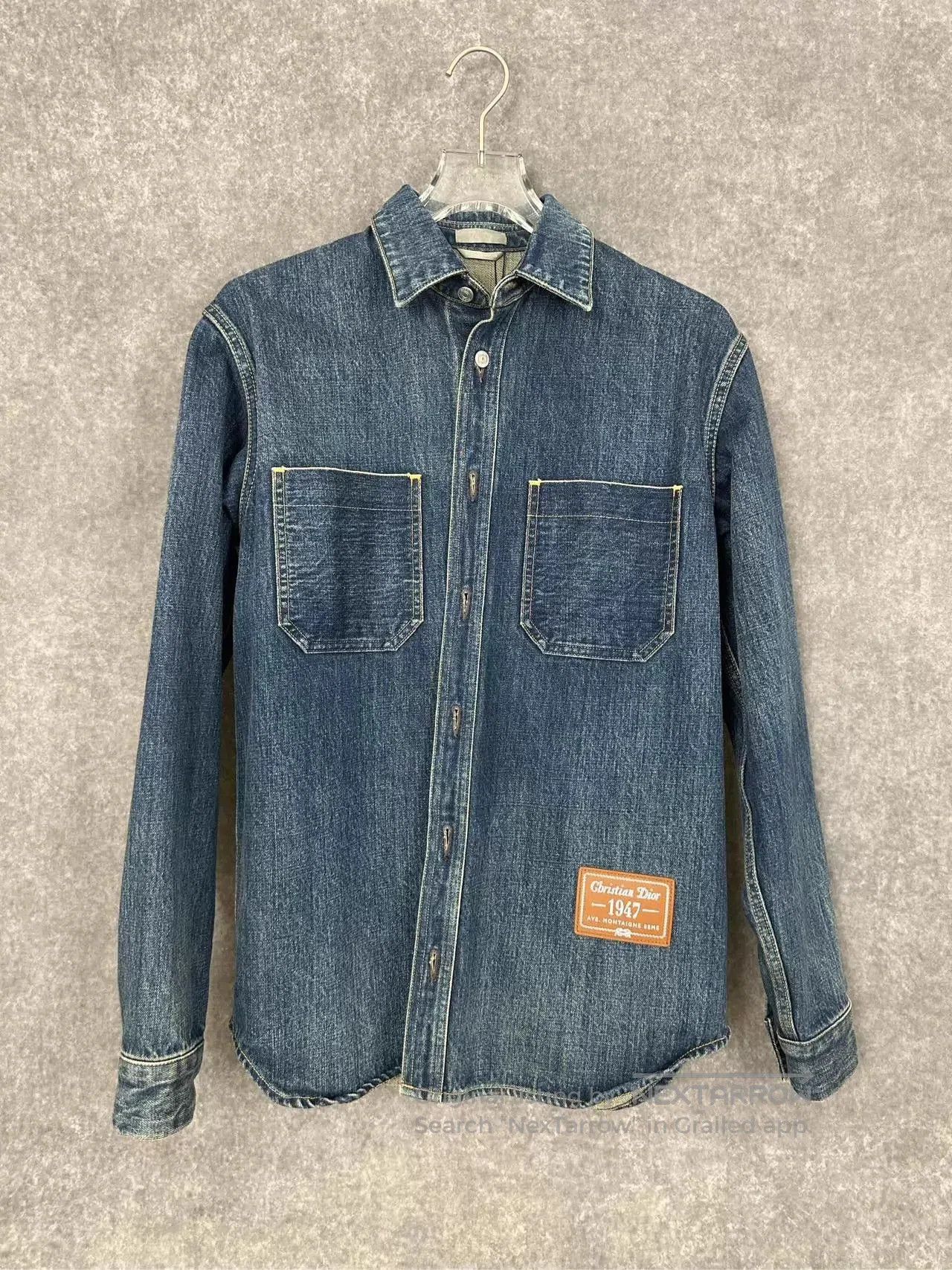 Dior Blue Denim Long Sleeve Button. Size US XS / EU 42 / 0 - 1 Thumbnail