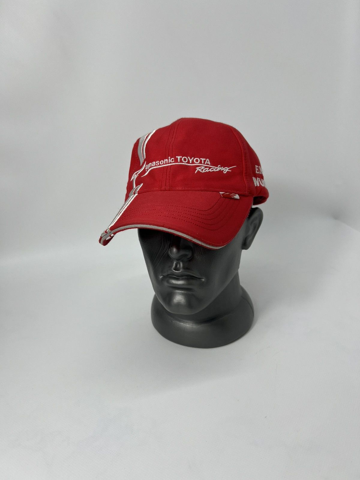 Vintage Vintage Panasonic Toyota Racing Logo Cap Grand Prix Rare Size ONE SIZE - 10 Thumbnail
