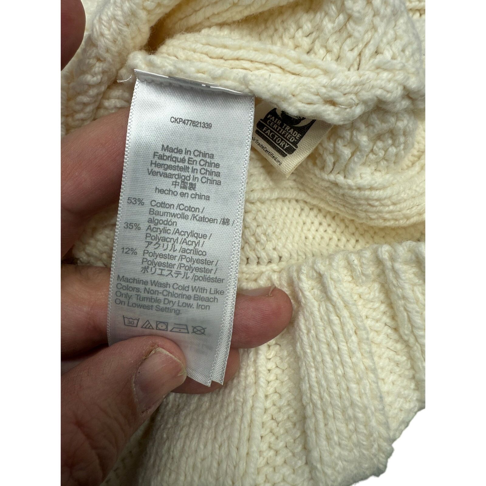 Madewell Madewell Women's Oversized Sweater Chunky sz M NEW #G728 Size M / US 6-8 / IT 42-44 - 7 Thumbnail