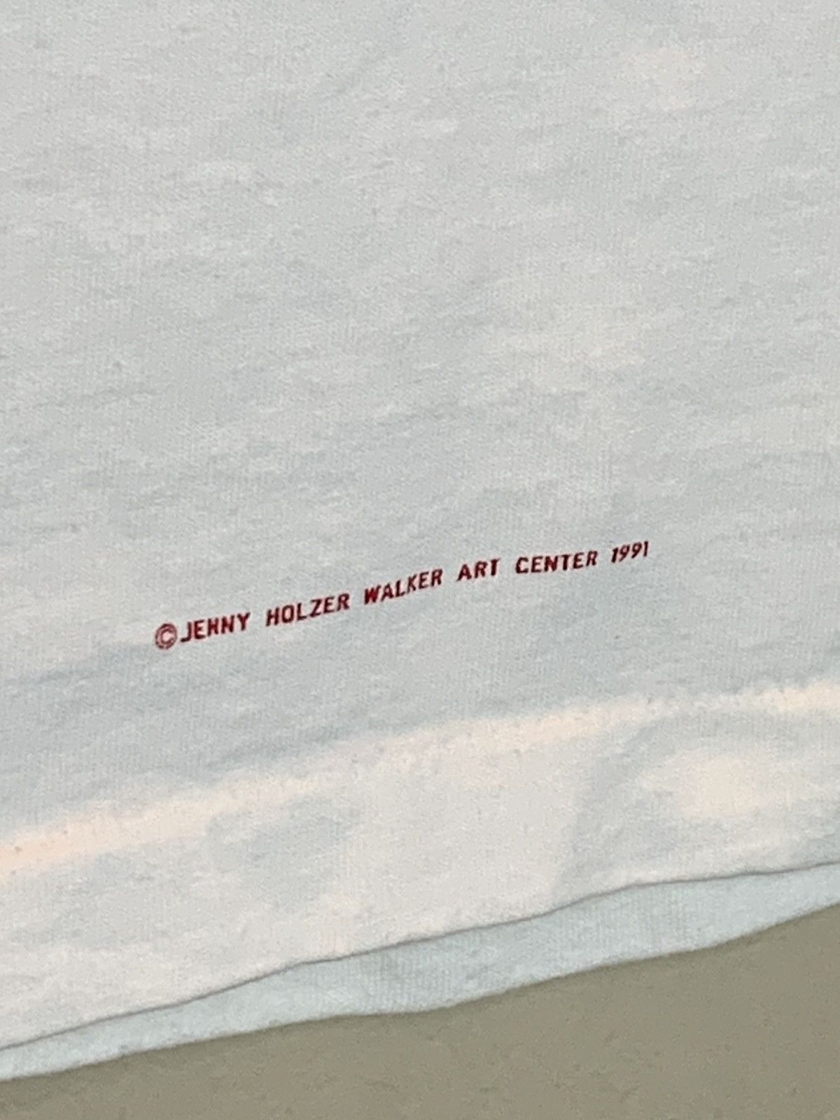 Vintage RARE* 1991 Jenny Holzer Raise Boys Girls Same Way Tank Shirt Size US S / EU 44-46 / 1 - 4 Thumbnail