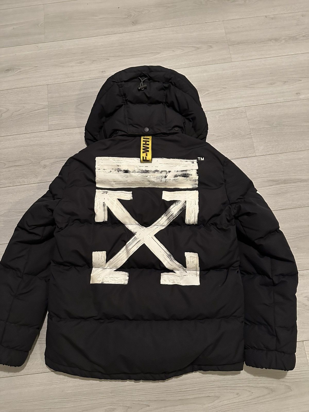 Off-White Off White Brushed Down Jacket Size US S / EU 44-46 / 1 - 2 Thumbnail