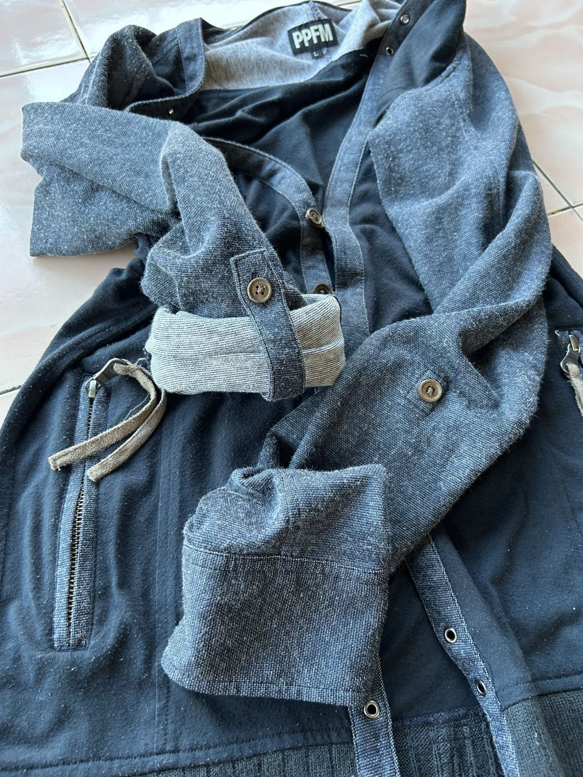 Designer × Japanese Brand PPFM le birth Cardigan Size L / US 10 / IT 46 - 9 Thumbnail