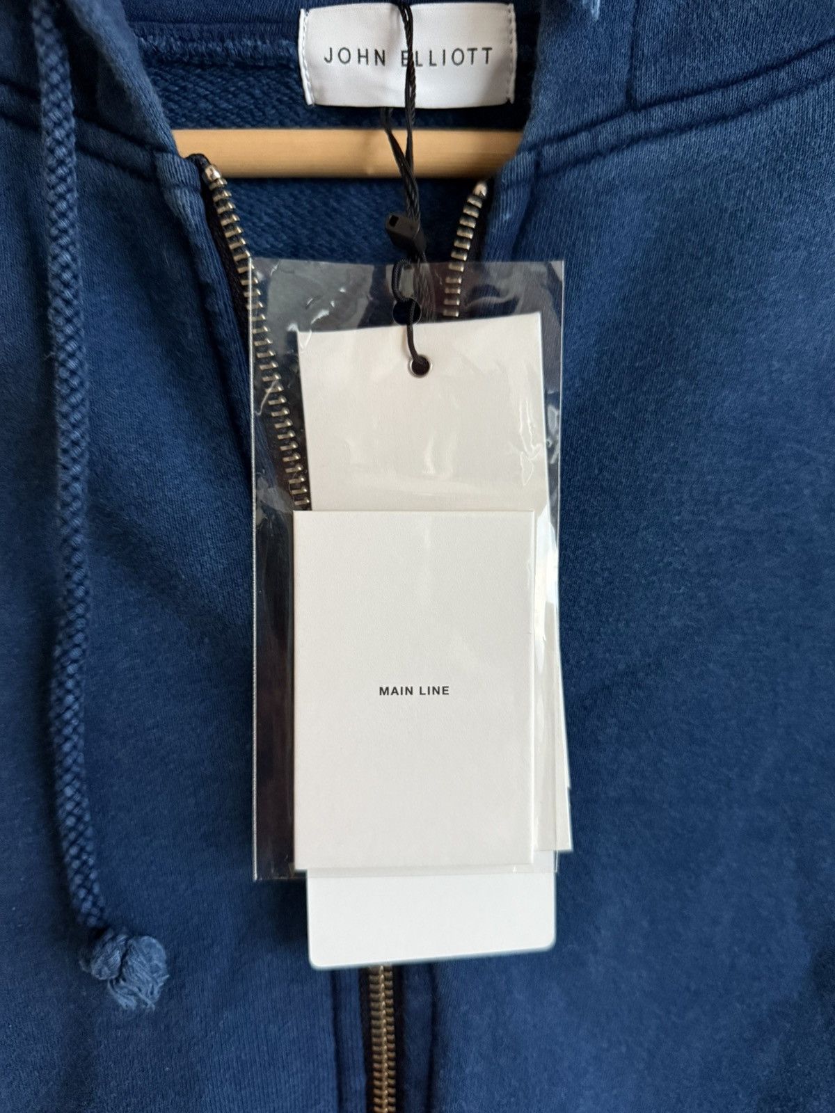 John Elliott John Elliot INDIGO SHIBORI FULL ZIP Size US L / EU 52-54 / 3 - 4 Thumbnail