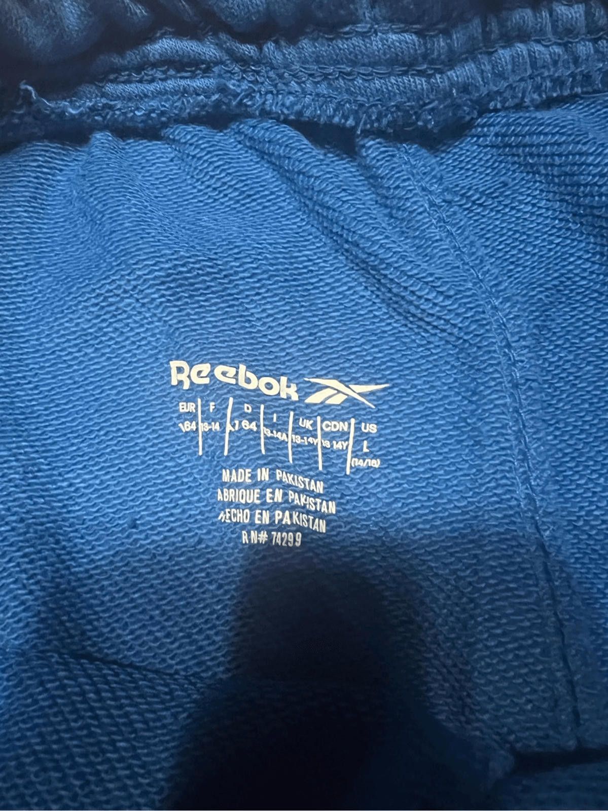 Reebok Reebok Boys Shorts Sz L (14-16) Blue NWT Size US 26 / EU 42 - 3 Thumbnail