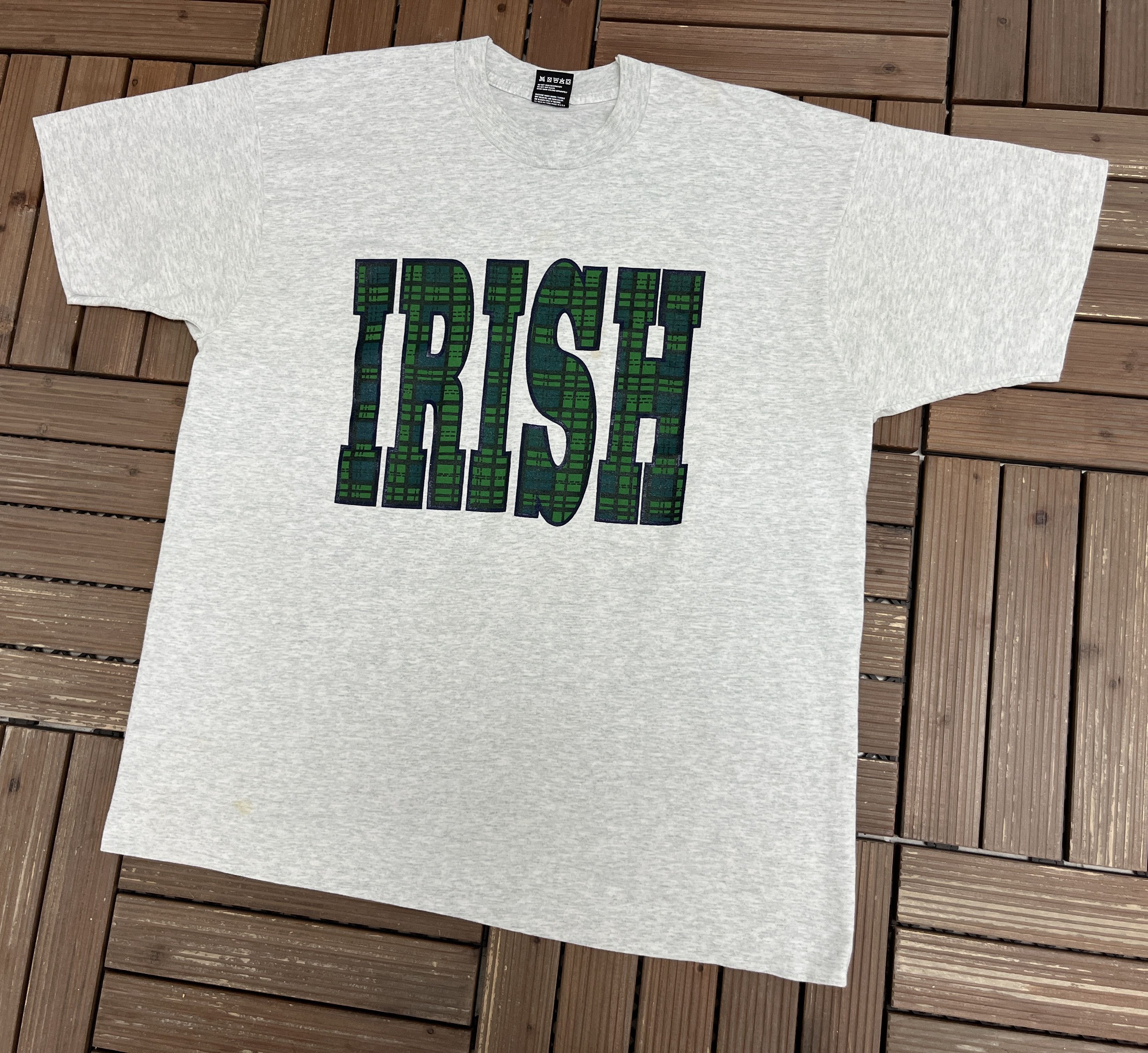 Vintage Notre Dame Fighting Irish Vintage Grey T-Shirt Tee Size US XL / EU 56 / 4 - 3 Thumbnail
