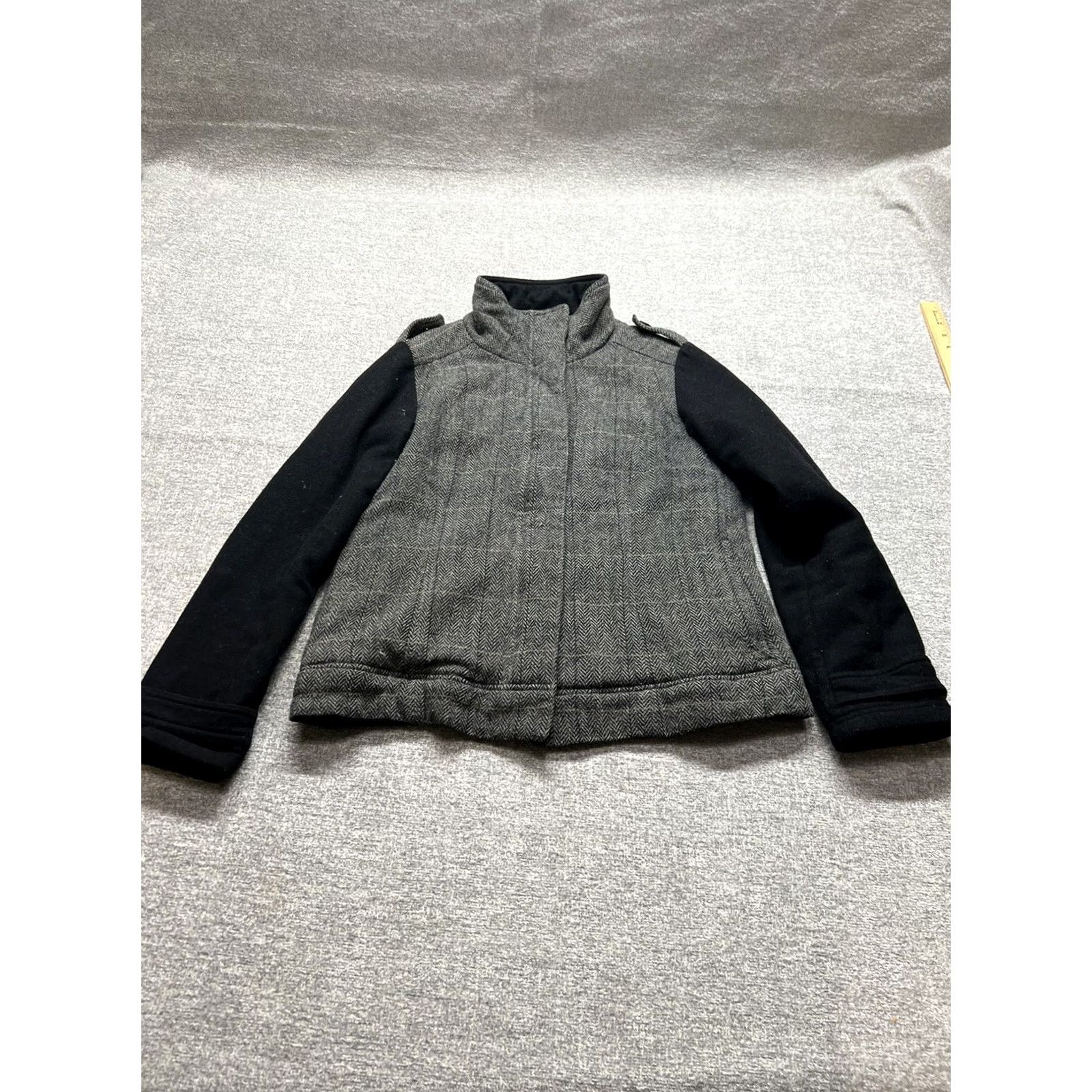 Prana VINTAGE Prana Jacket Womens S Puffer Full Zip Up Coat Outdoors Gray Black Size S / US 4 / IT 40 - 2 Thumbnail