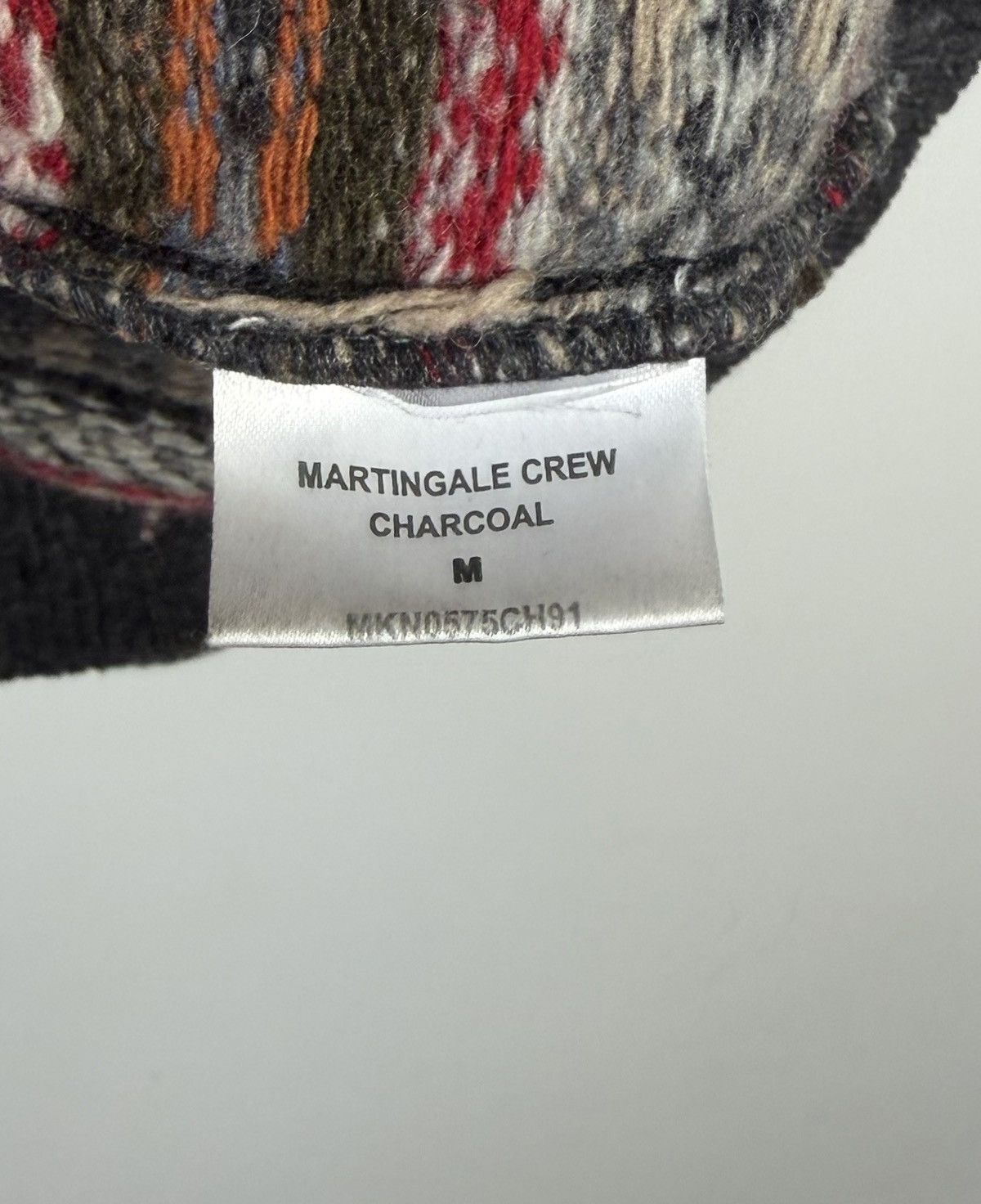 Barbour Unique Barbour Martingale Crew Sweater in Charcoal Pattern Size US M / EU 48-50 / 2 - 3 Thumbnail