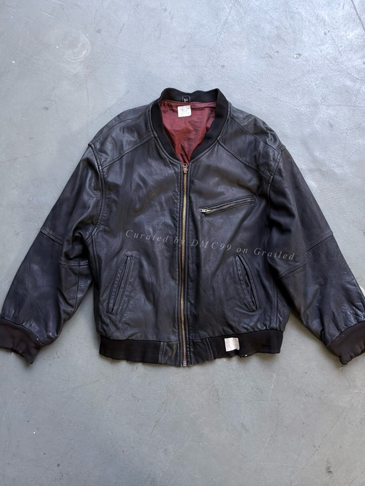 Vintage Vintage 90s 3-Pocket Leather Jacket Size US M / EU 48-50 / 2 - 1 Thumbnail