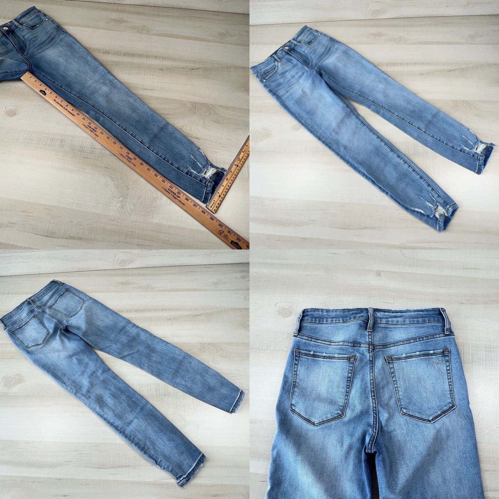 Sam Edelman Sam Edelman Womens High Rise Skinny Ankle Jeans 27 Light Blue Denim Stretch Size 27" / US 4 / IT 40 - 8 Thumbnail