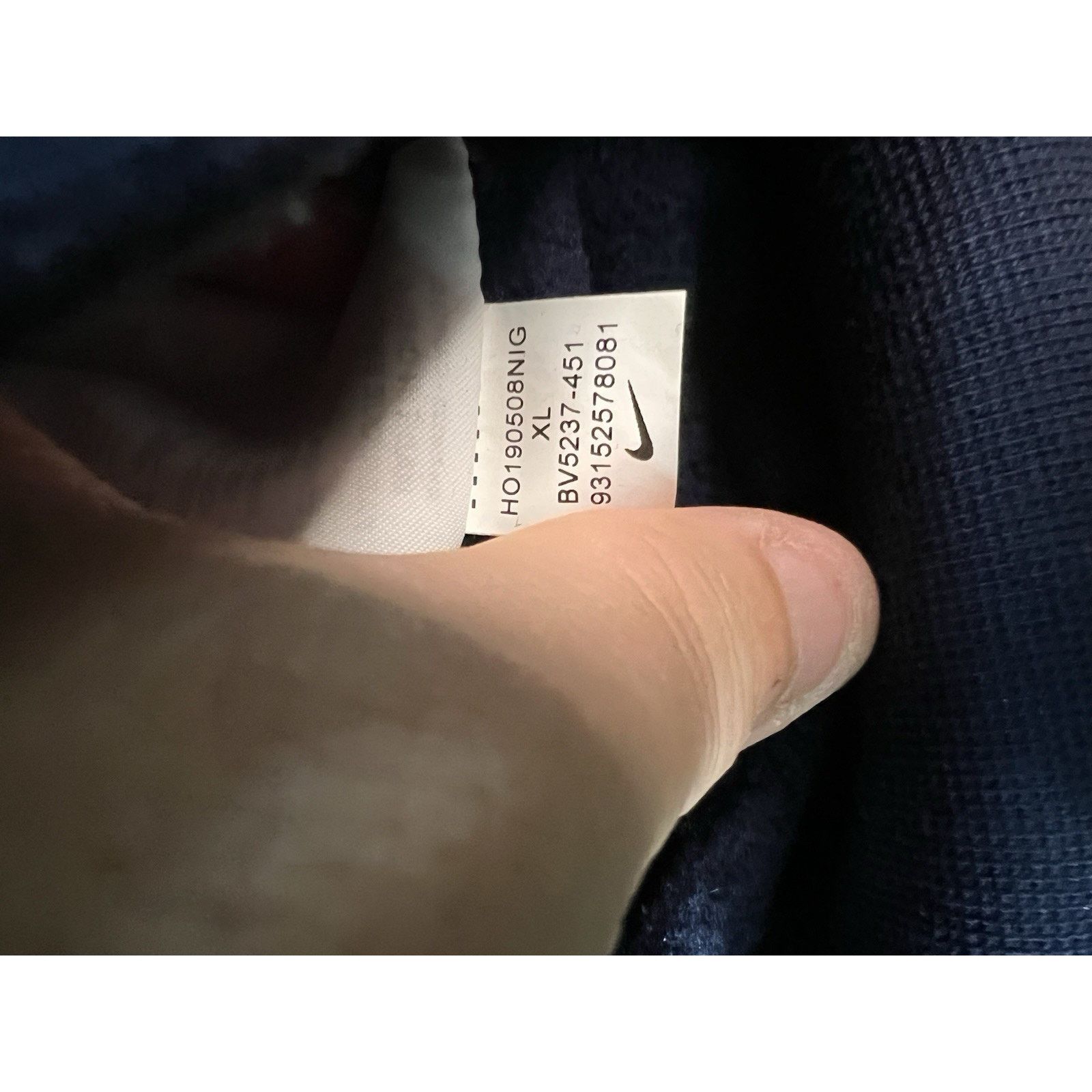 Nike Nike Sportswear Full Zip Hoodie Men XL Blue Size US XL / EU 56 / 4 - 4 Thumbnail