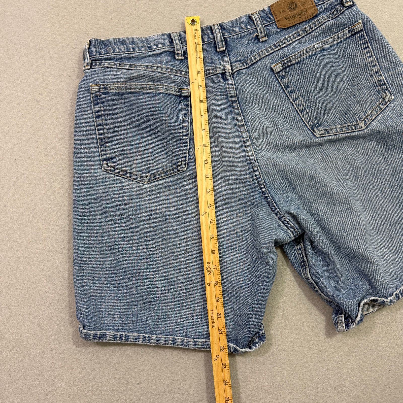Wrangler Vintage Wrangler Jean Shorts Men's 38 Blue 10" Inseam Jorts Size US 38 / EU 54 - 7 Thumbnail