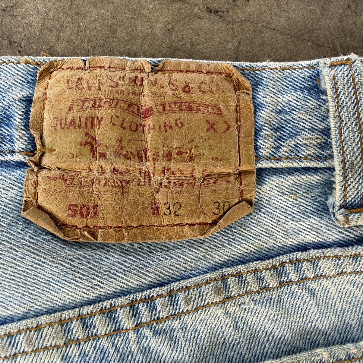 Levi's Vintage Clothing W32 Vintage Levi's 501 Faded Mud Washer Denim Jean Size US 32 / EU 48 - 14 Thumbnail