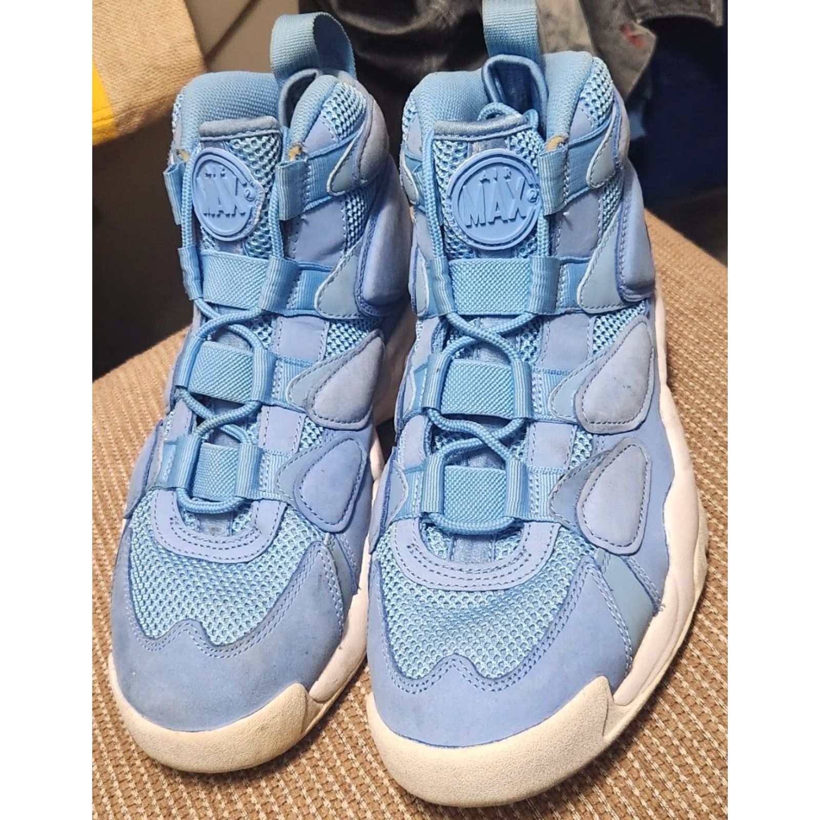 Nike Nike Air Max Uptempo 95 All Star Quickstrike University Blue UNC Size 9.5 Men Basketball Sneaker Stars 2017 Size US 9 / EU 42 - 2 Thumbnail