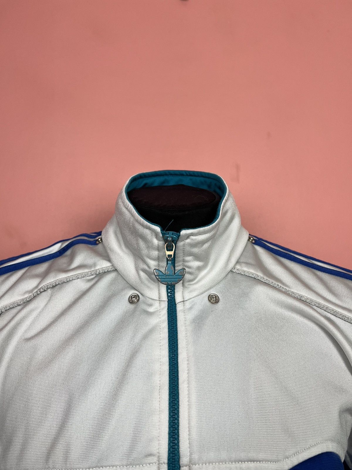 Adidas Adidas vintage rare track jacket y2k rare rave Size US XL / EU 56 / 4 - 4 Thumbnail
