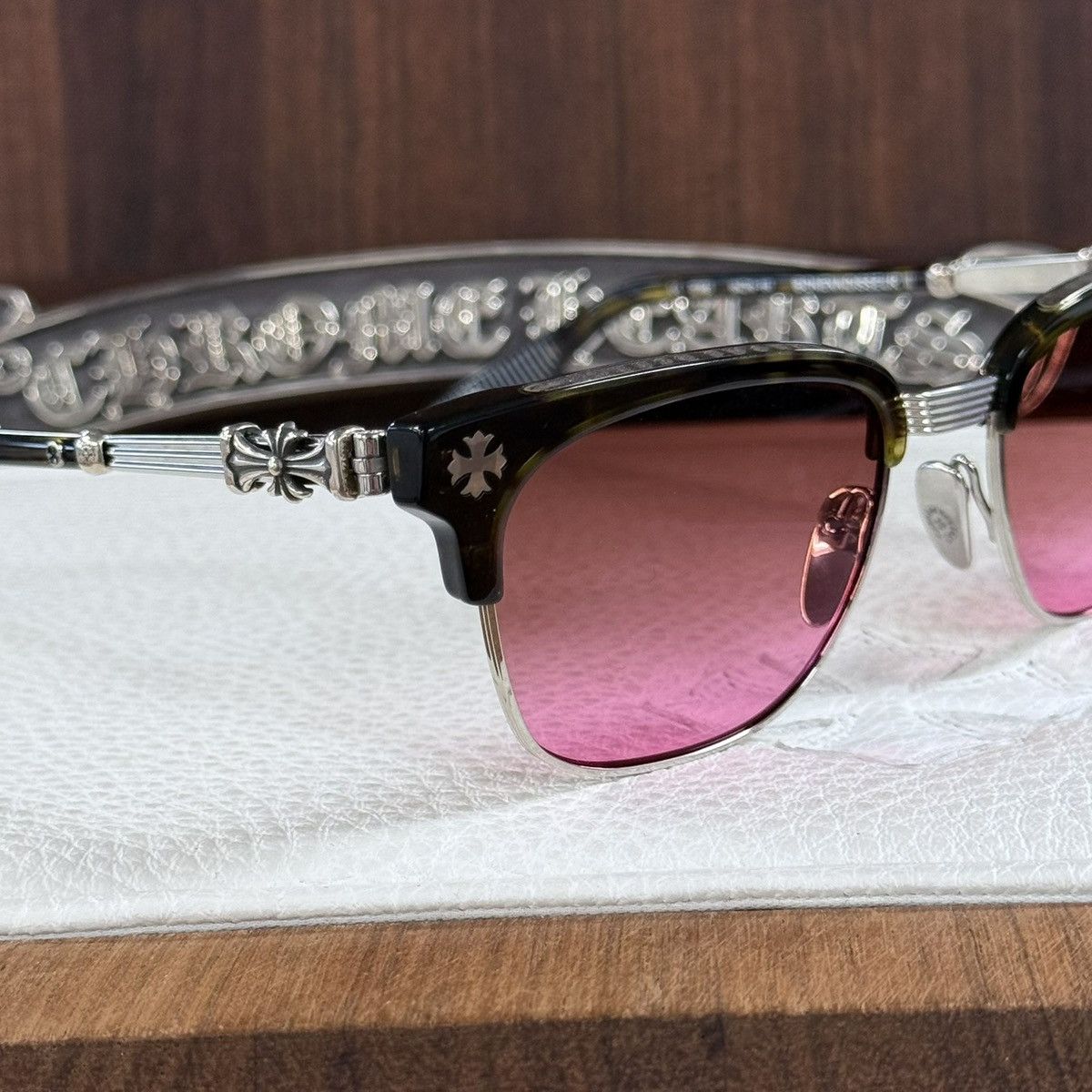 Chrome Hearts Chrome Hearts Bonennoissuer II 1/1 Sunglasses Size ONE SIZE - 5 Thumbnail