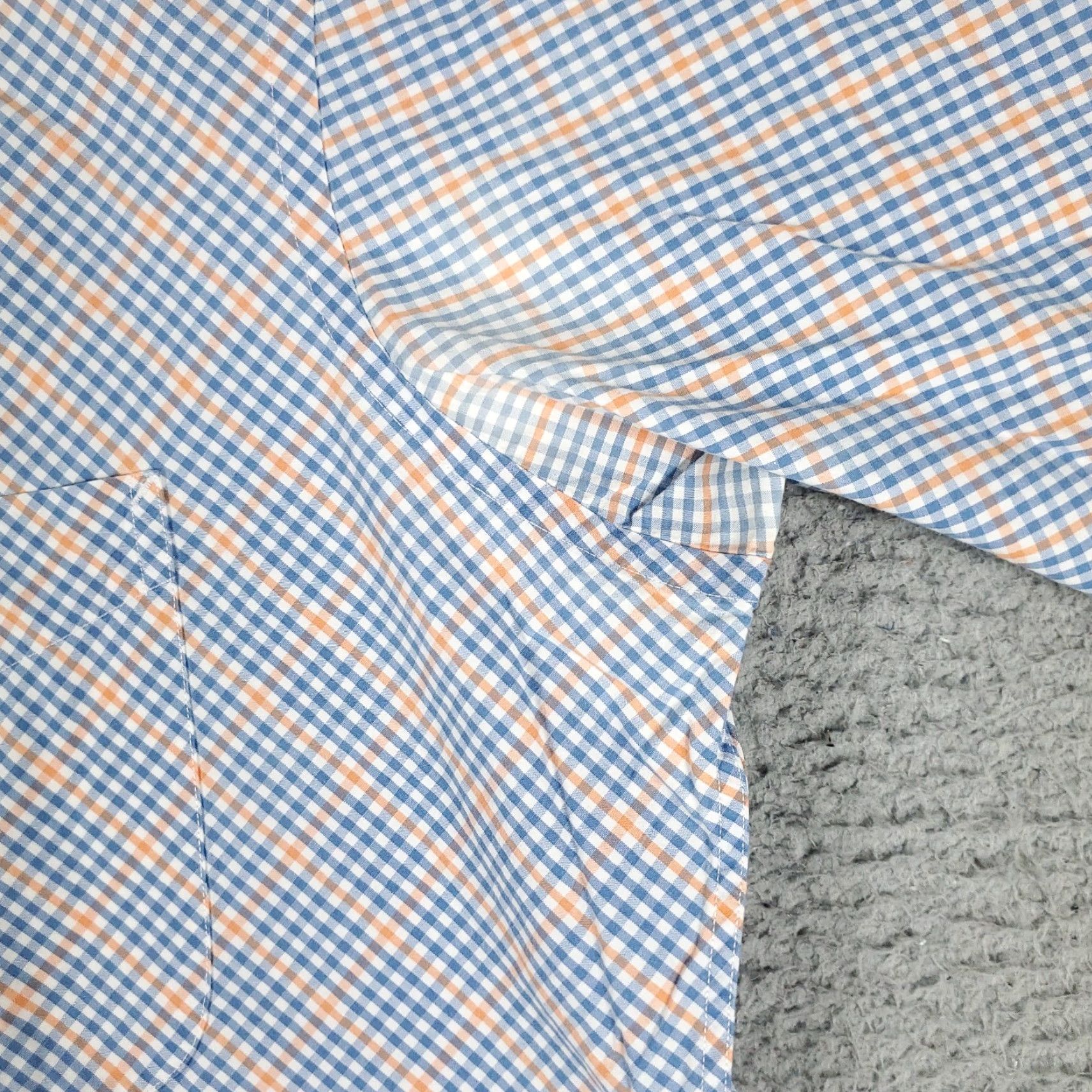 Tommy Hilfiger Tommy Hilfiger Blue Plaid Button-Up Shirt Men's Large Long Sleeve Casual Preppy Size US L / EU 52-54 / 3 - 4 Thumbnail
