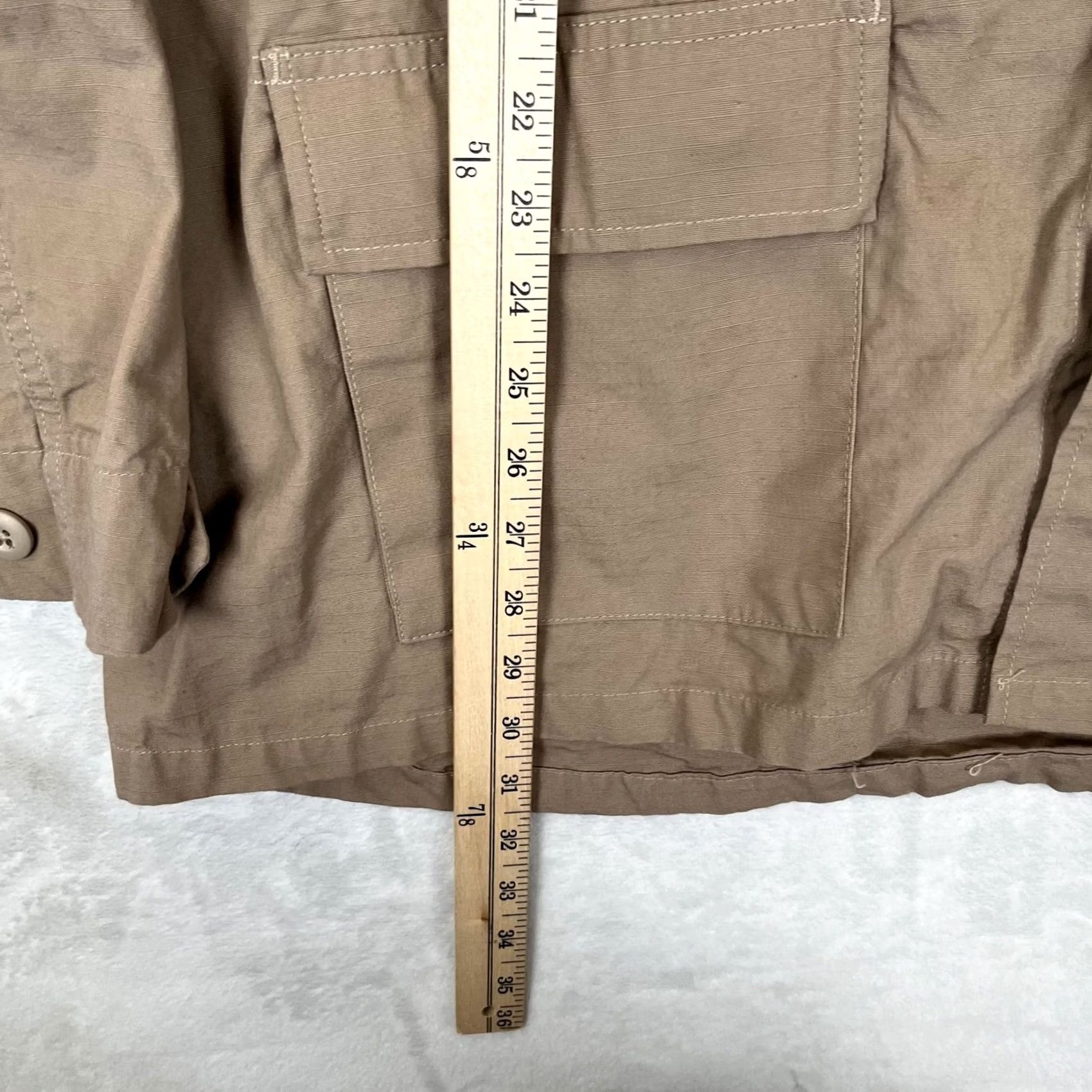 Vintage TRU-SPEC Jacket Mens 3XL Brown Canvas Military Field Shirt Utility Workwear Size US XXL / EU 58 / 5 - 5 Thumbnail