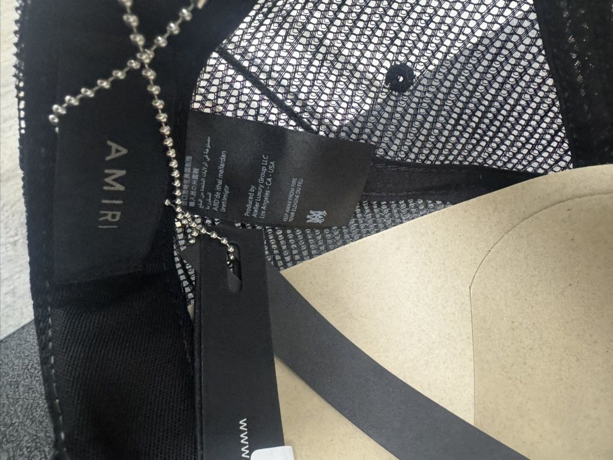 Amiri Amiri Jazz Wolf Trucker Hat Size ONE SIZE - 6 Thumbnail