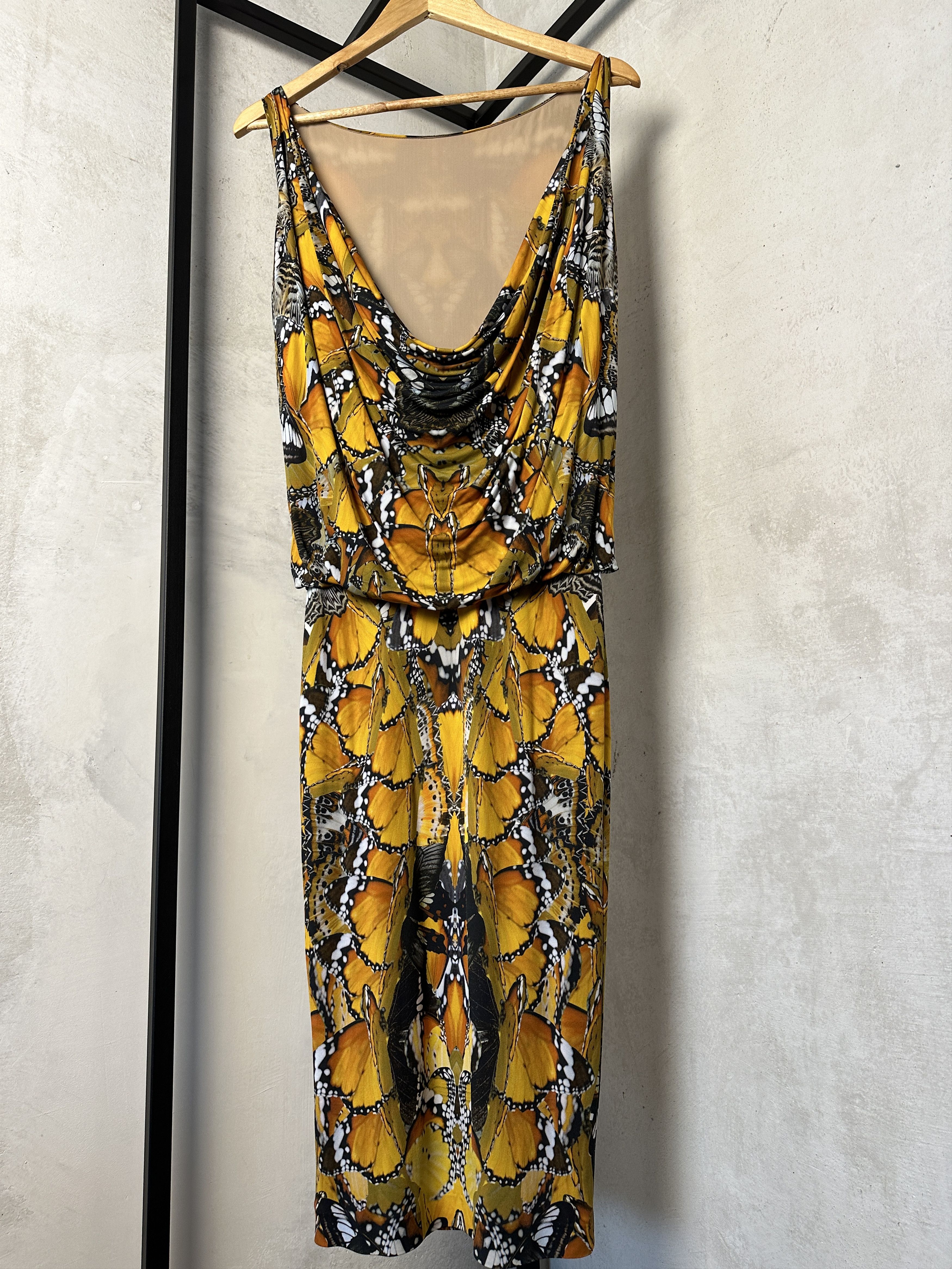 Alexander McQueen Alexander McQueen SS11 Butterfly Midi Dress Size S / US 4 / IT 40 - 8 Thumbnail