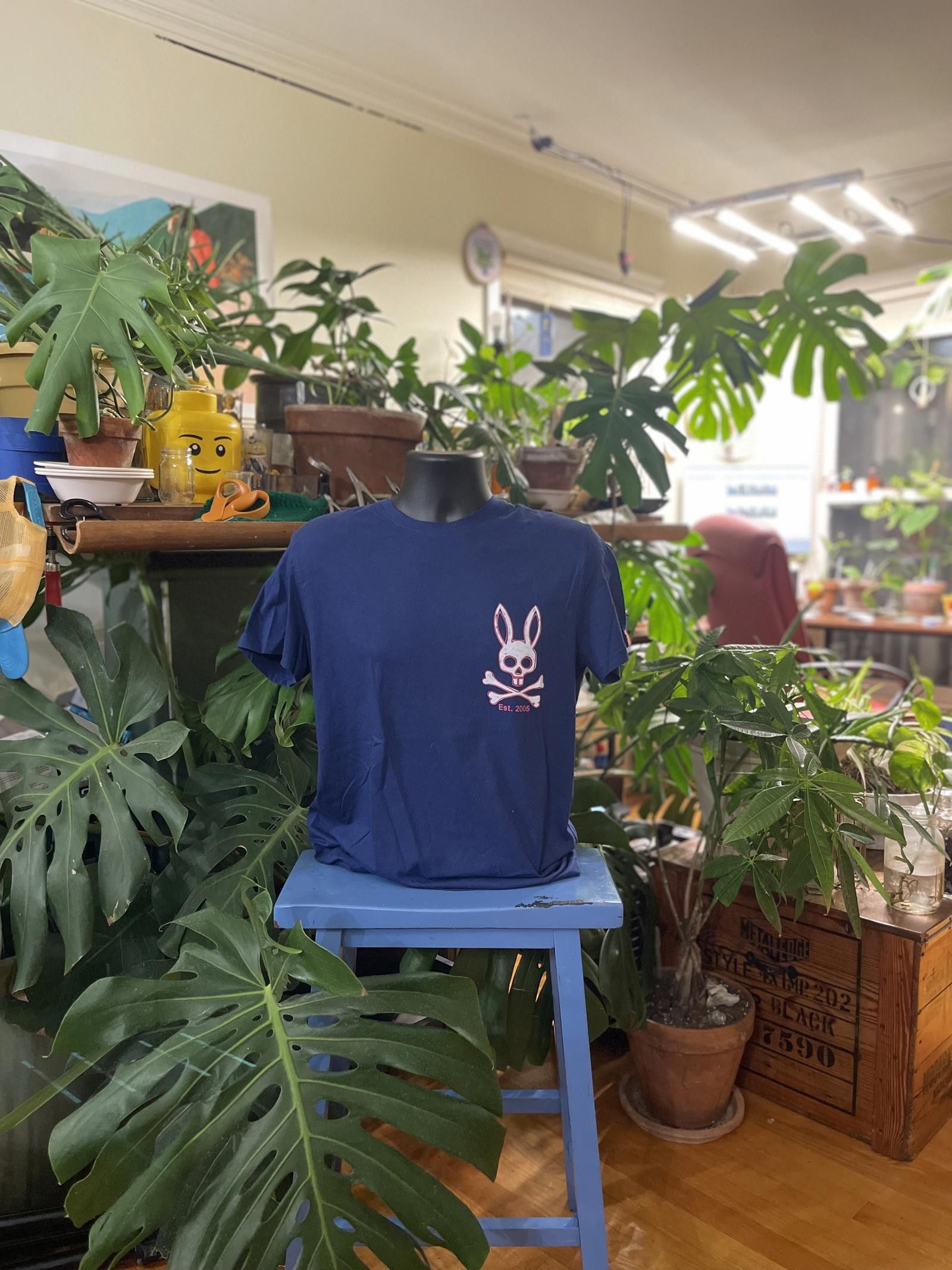 Psycho Bunny Psycho Bunny Men's Graphic Tee - Navy Blue Size US S / EU 44-46 / 1 - 1 Thumbnail