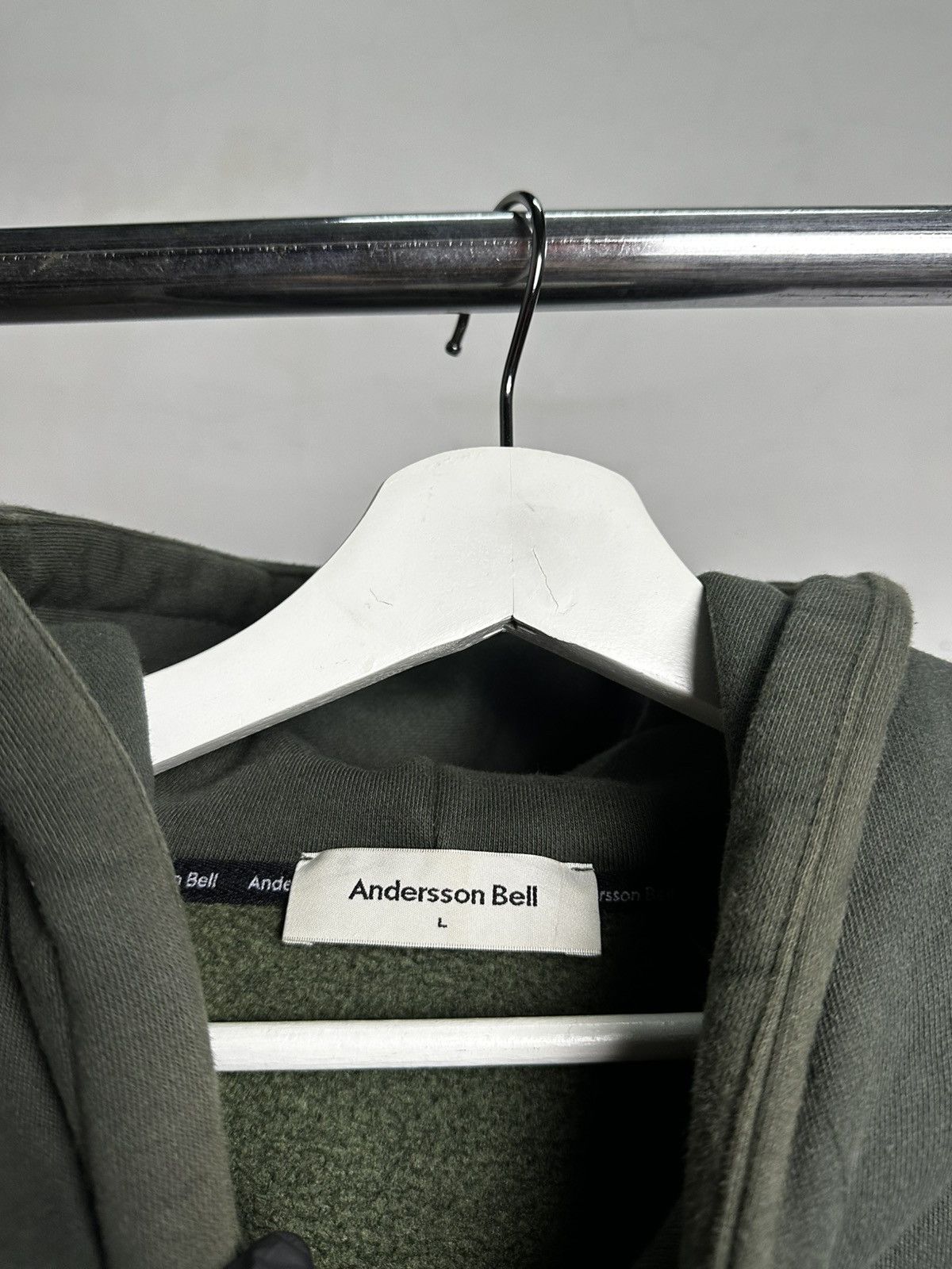 Andersson Bell Andersson Bell Baggy Hoodie – Olive Green Size US L / EU 52-54 / 3 - 7 Thumbnail