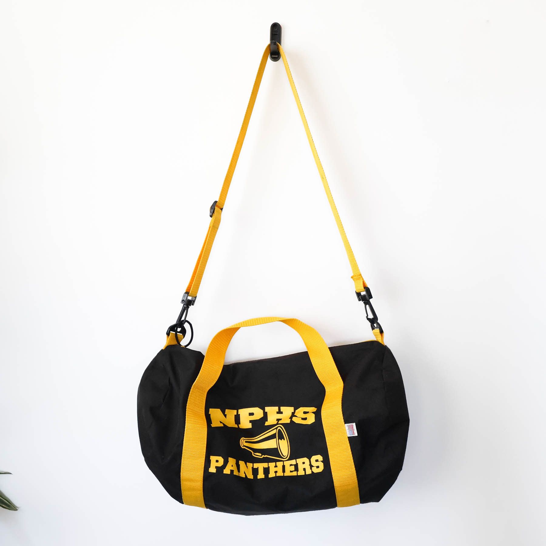 Vintage 90's NPHS Panthers High School Team Gym Bag USA Size ONE SIZE - 1 Thumbnail
